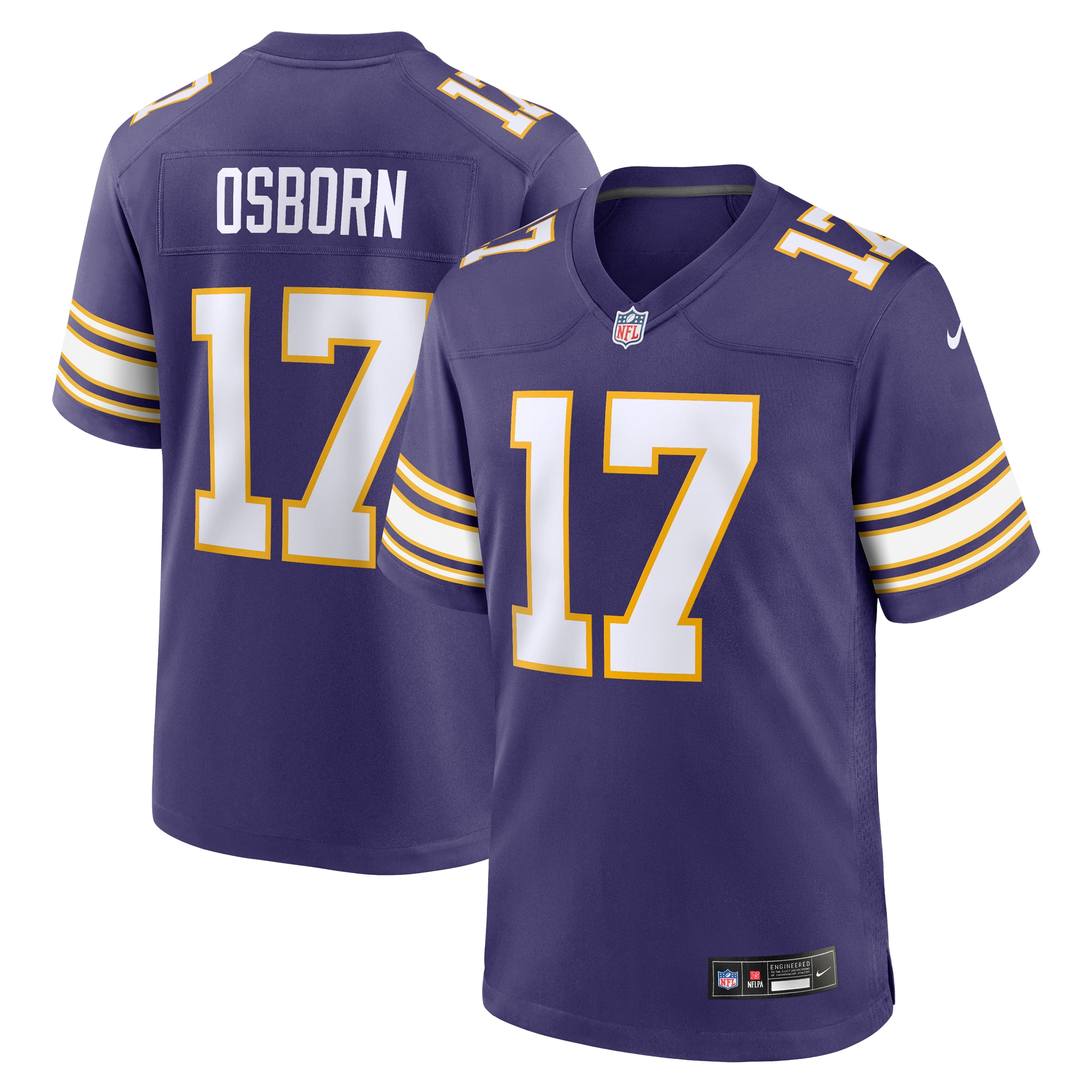 K.J. Osborn Minnesota Vikings Nike Classic Player Game Jersey - Purple - vstockx