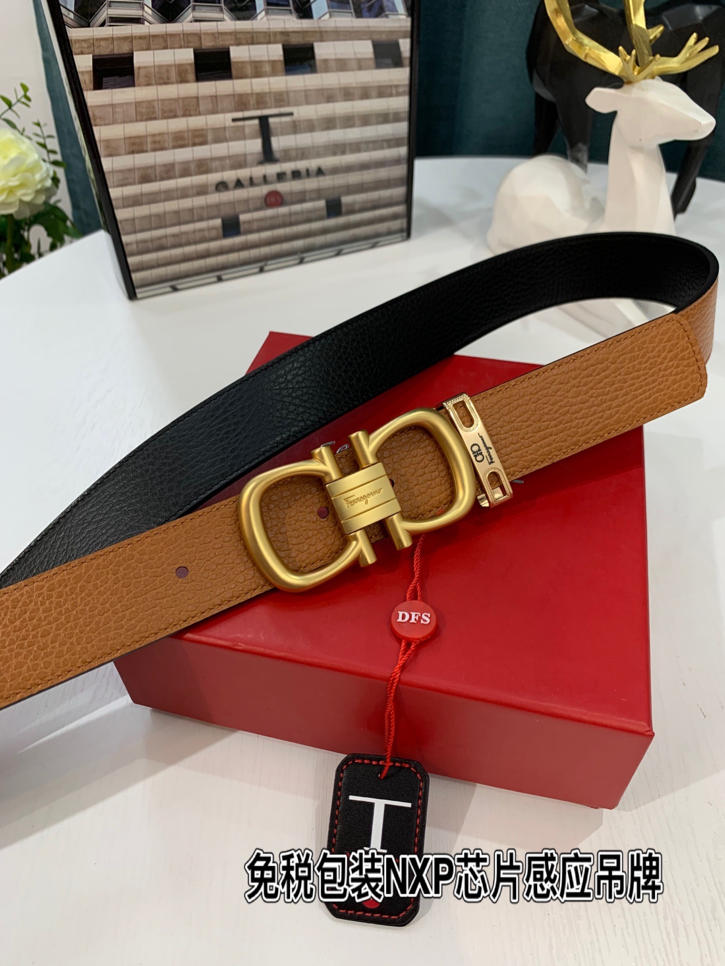Streetwear Belt Ferragamo 319210 size:3.5cm - vstockx