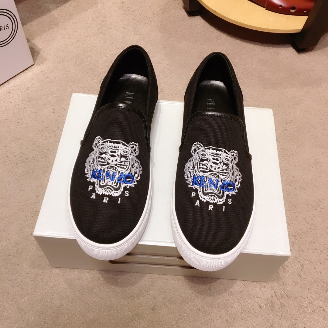 Kenzo K-SKATE Tiger canvas slip-on sneakers 19 - vstockx