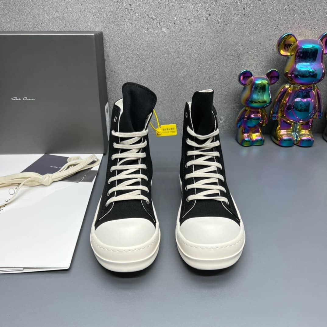 Rick Owens DRKSHDW Luxor High Black Pearl - vstockx
