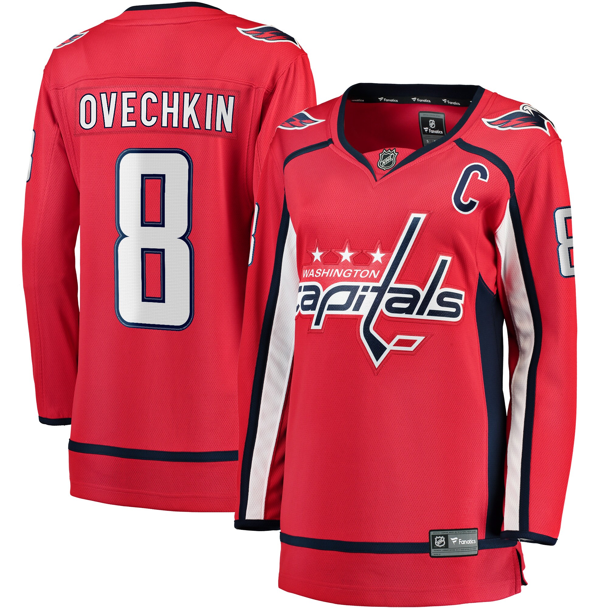 Alexander Ovechkin Washington Capitals Fanatics Branded Women's Home Breakaway Player Jersey - Red - vstockx