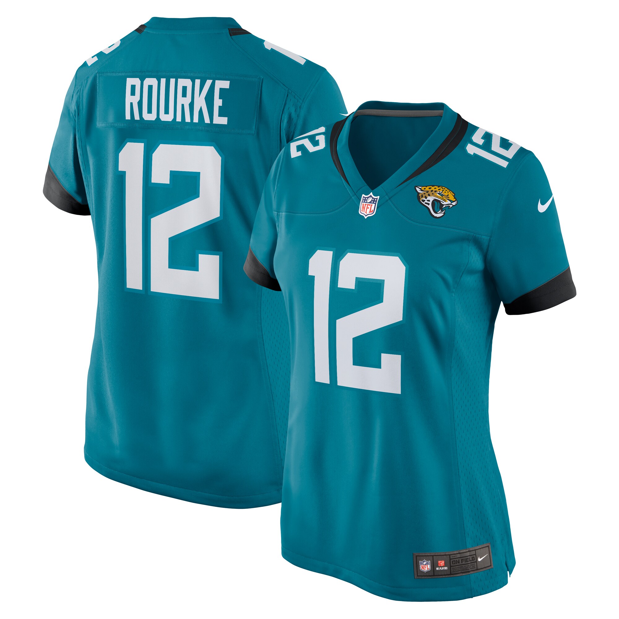 Nathan Rourke Jacksonville Jaguars Nike Women's Team Game Jersey - Teal - vstockx