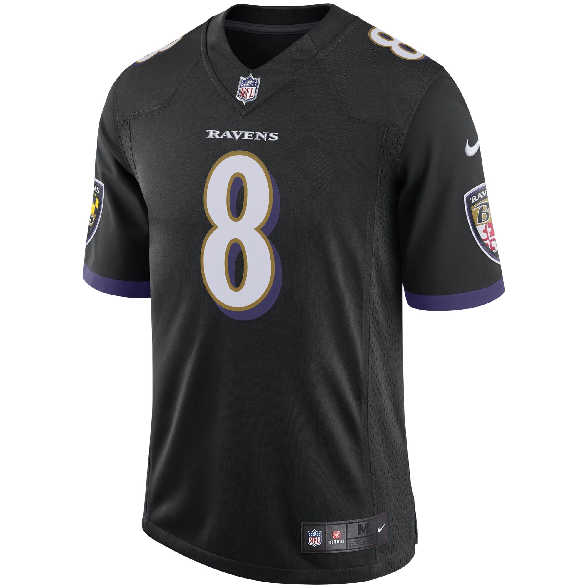 Lamar Jackson Baltimore Ravens Nike Speed Machine Limited Jersey - Black - vstockx