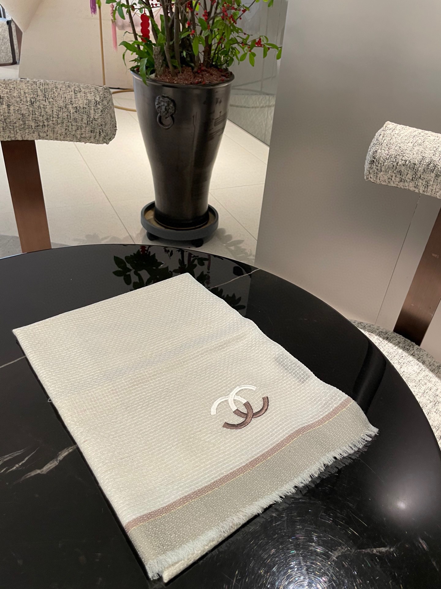 Streetwear Scarf CHANEL 328933 SIZE:90*200cm - vstockx