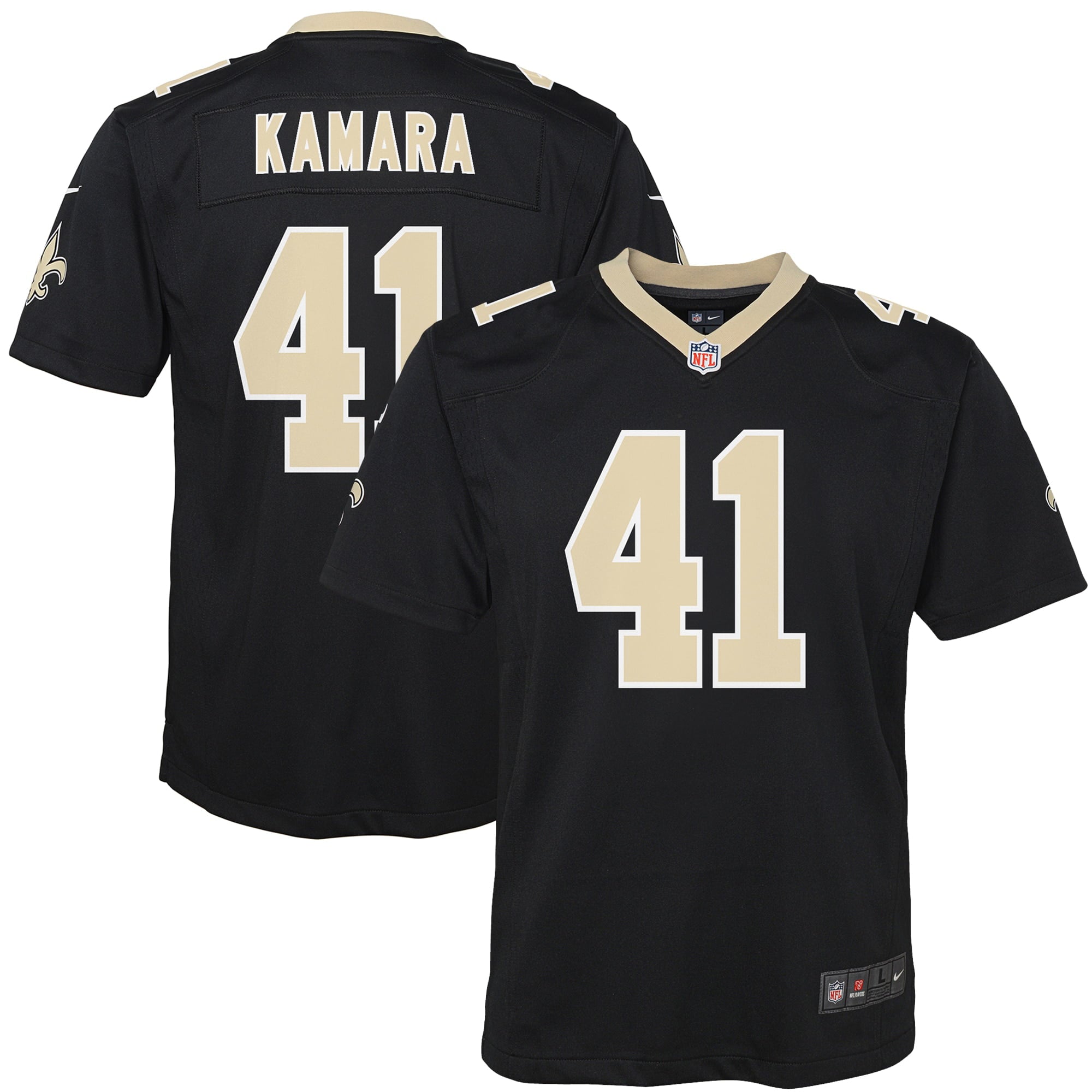 Nike Youth Home Game Jersey New Orleans Saints Alvin Kamara #41 - vstockx