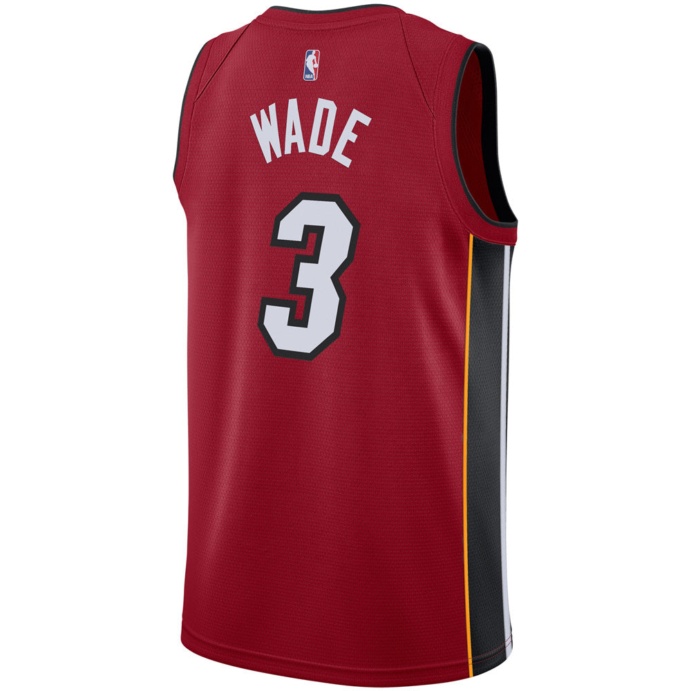 Men's Miami Heat Dwyane Wade Statement Edition Jersey - Red - vstockx