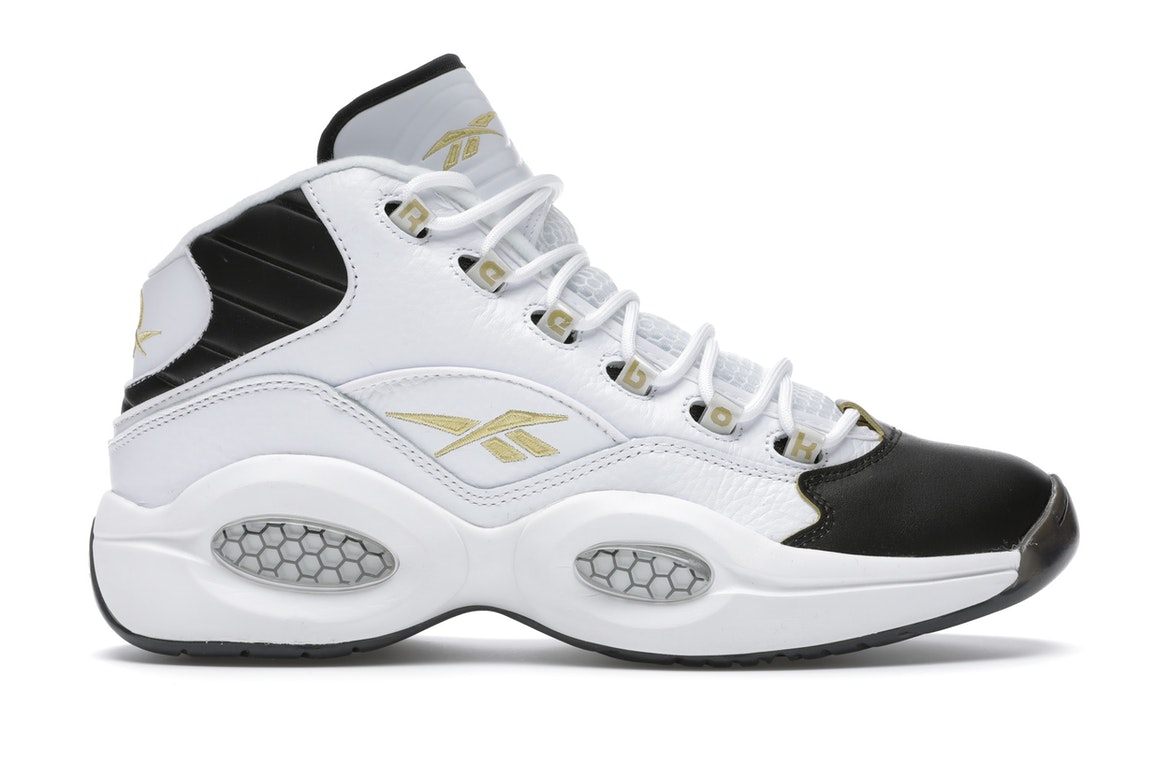 Reebok Question Mid Black Toe - vstockx