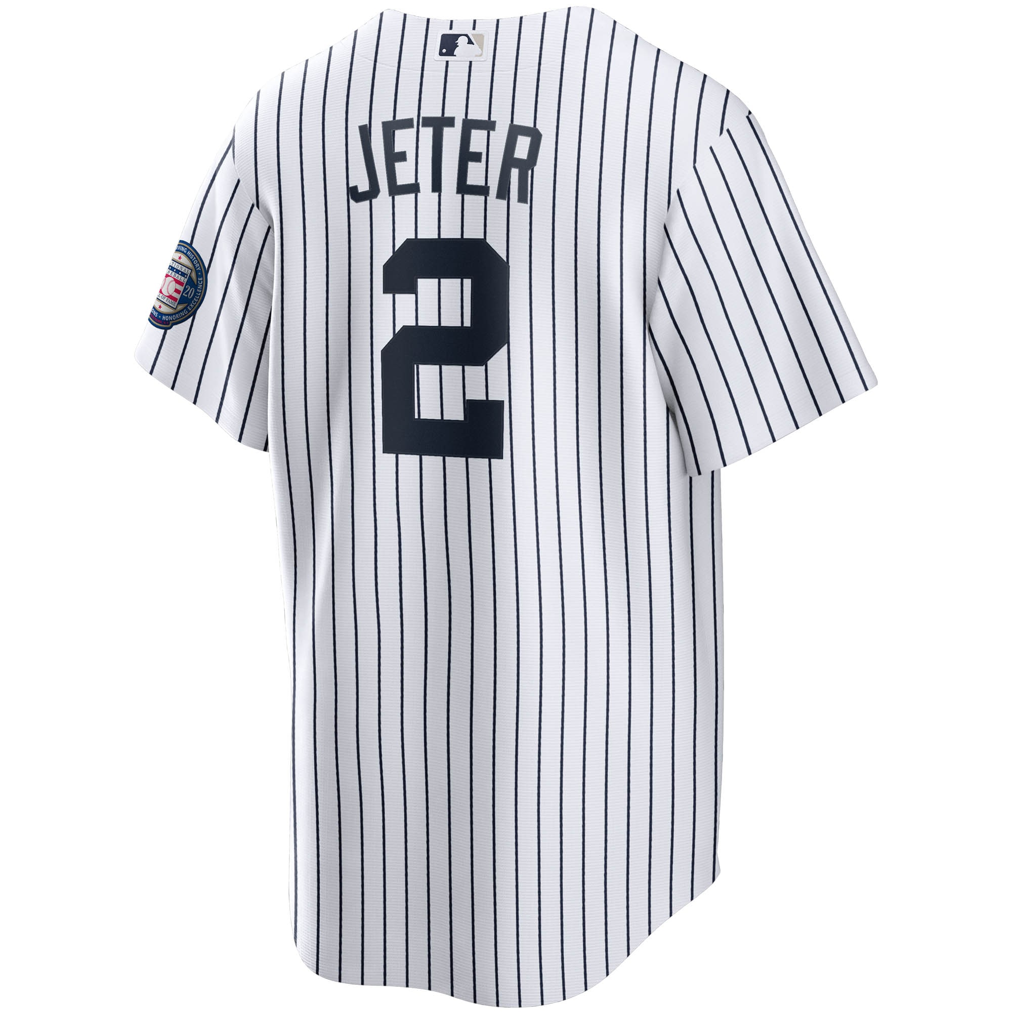 Derek Jeter New York Yankees Nike 2020 Hall of Fame Induction Home Replica Player Name Jersey - White/Navy - vstockx