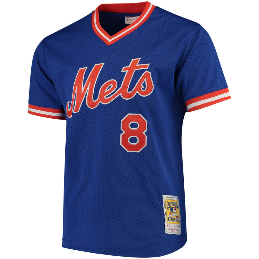 Men's Mitchell & Ness Gary Carter New York Mets Royal Cooperstown Mesh Batting Practice Jersey - vstockx