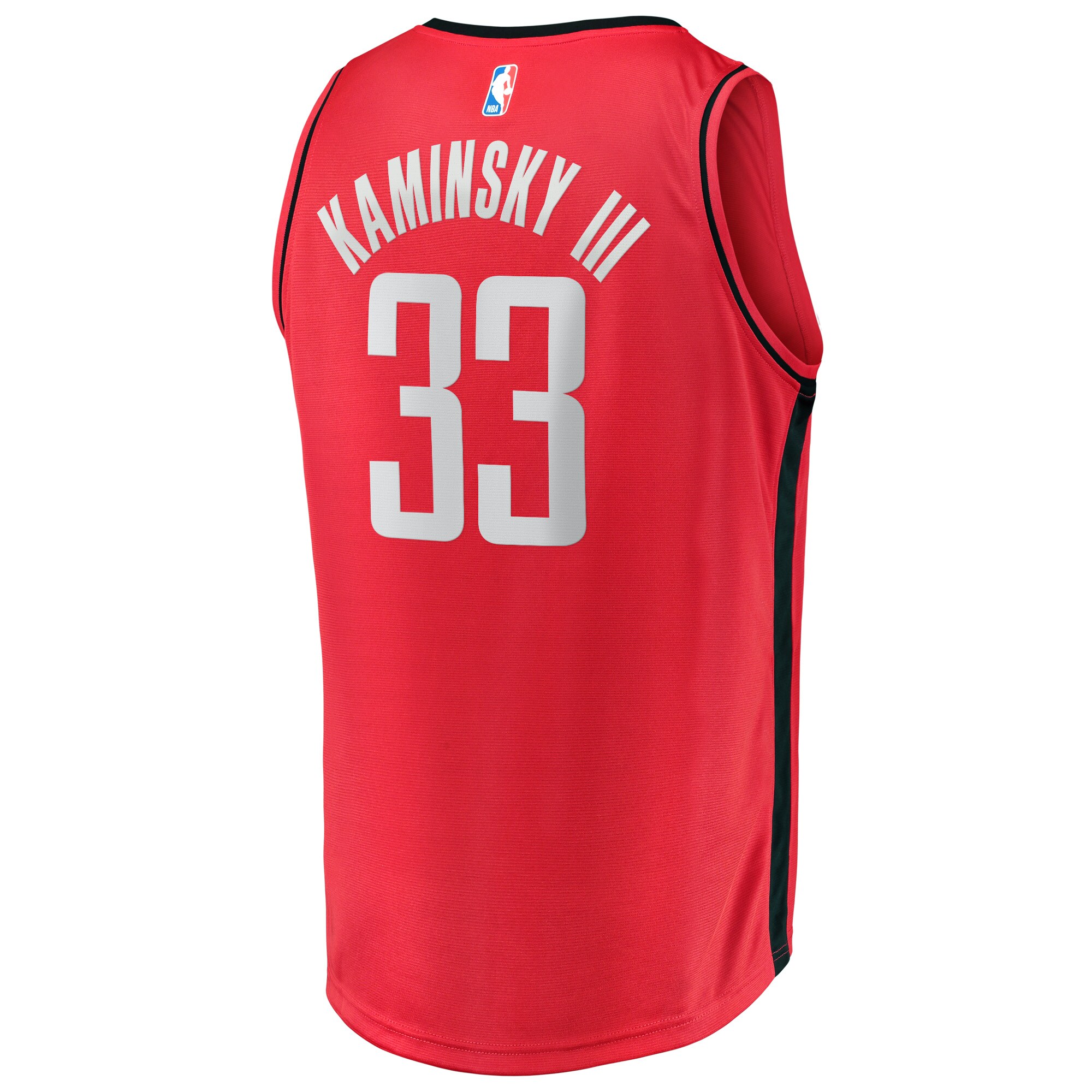 Frank Kaminsky III Houston Rockets Fanatics Branded Fast Break Player Jersey - Icon Edition - Red - vstockx