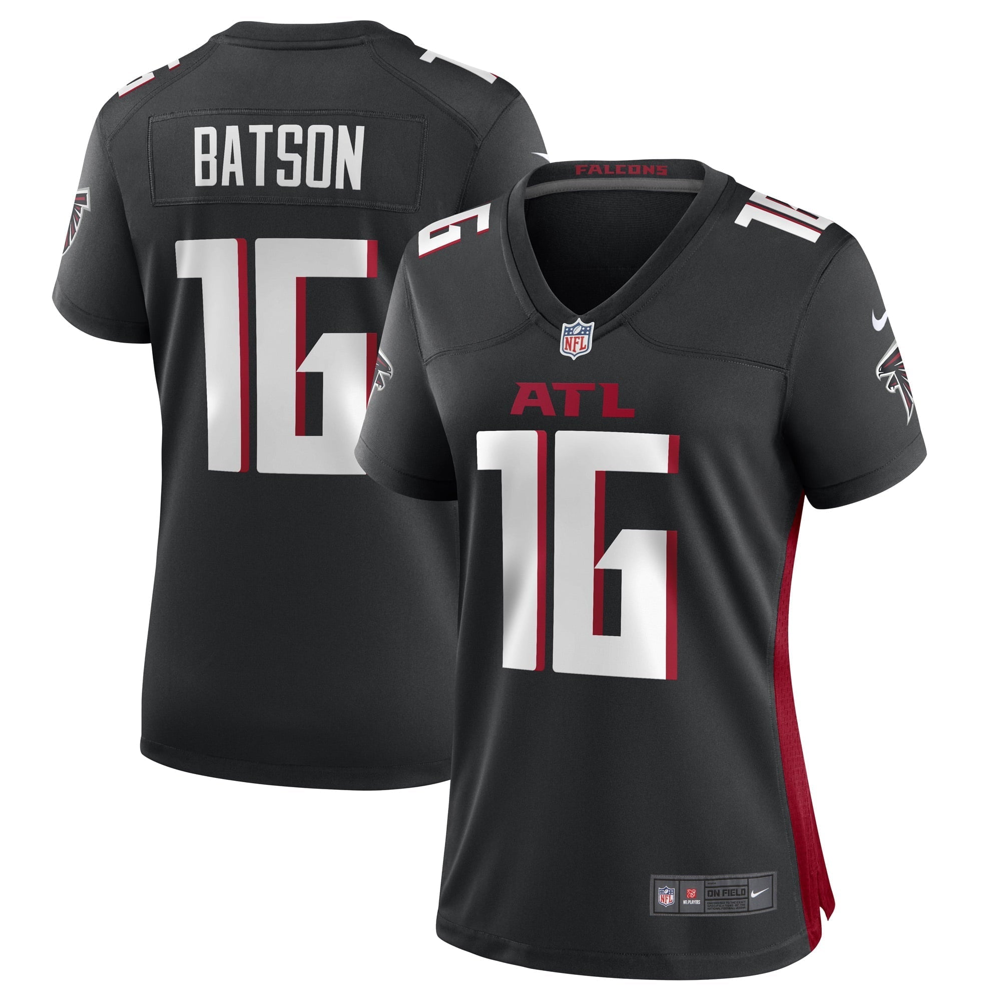 Women's Nike Cameron Batson Black Atlanta Falcons Game Player Jersey - vstockx