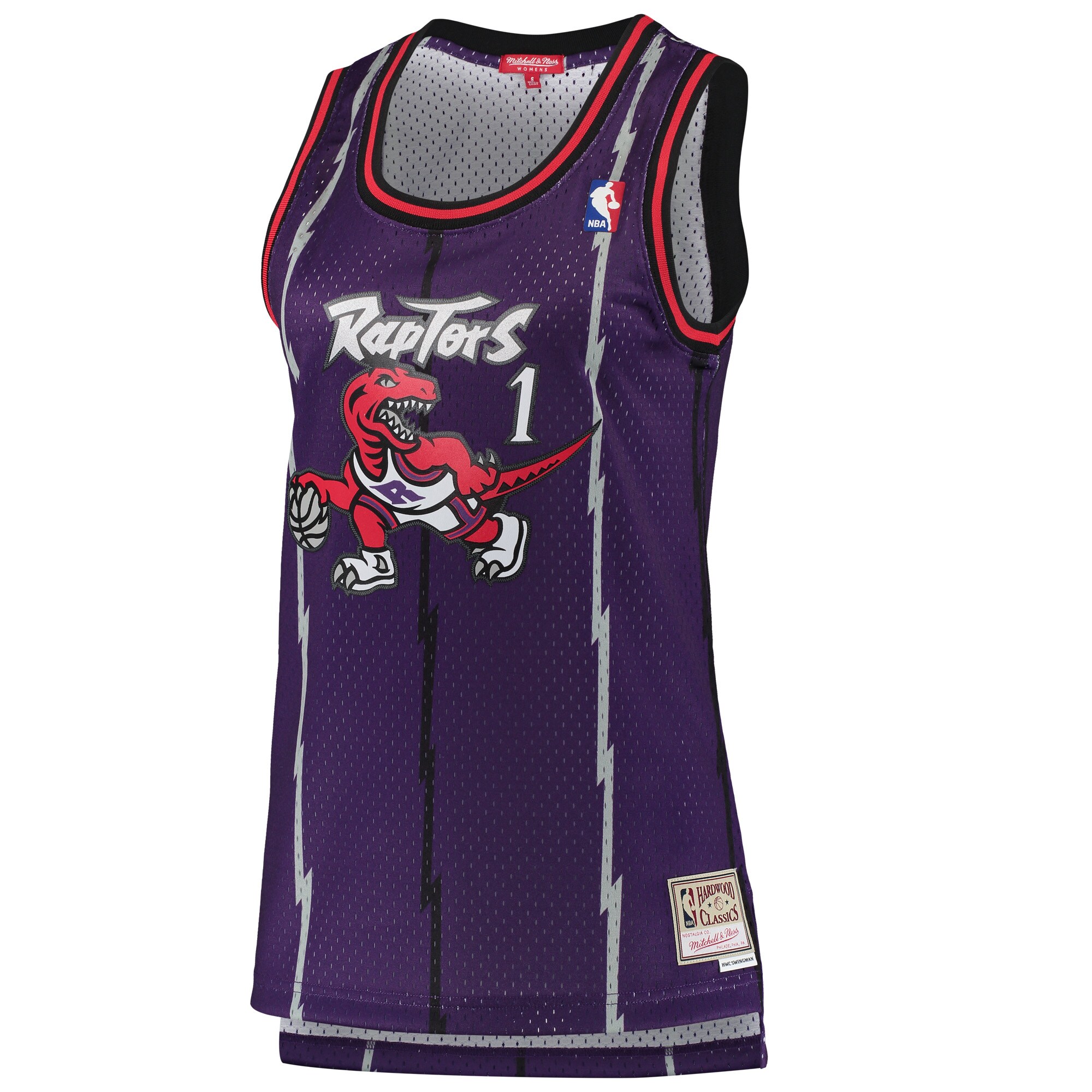 Tracy McGrady Toronto Raptors Mitchell & Ness Women's 1998-99 Hardwood Classics Swingman Jersey - Purple - vstockx