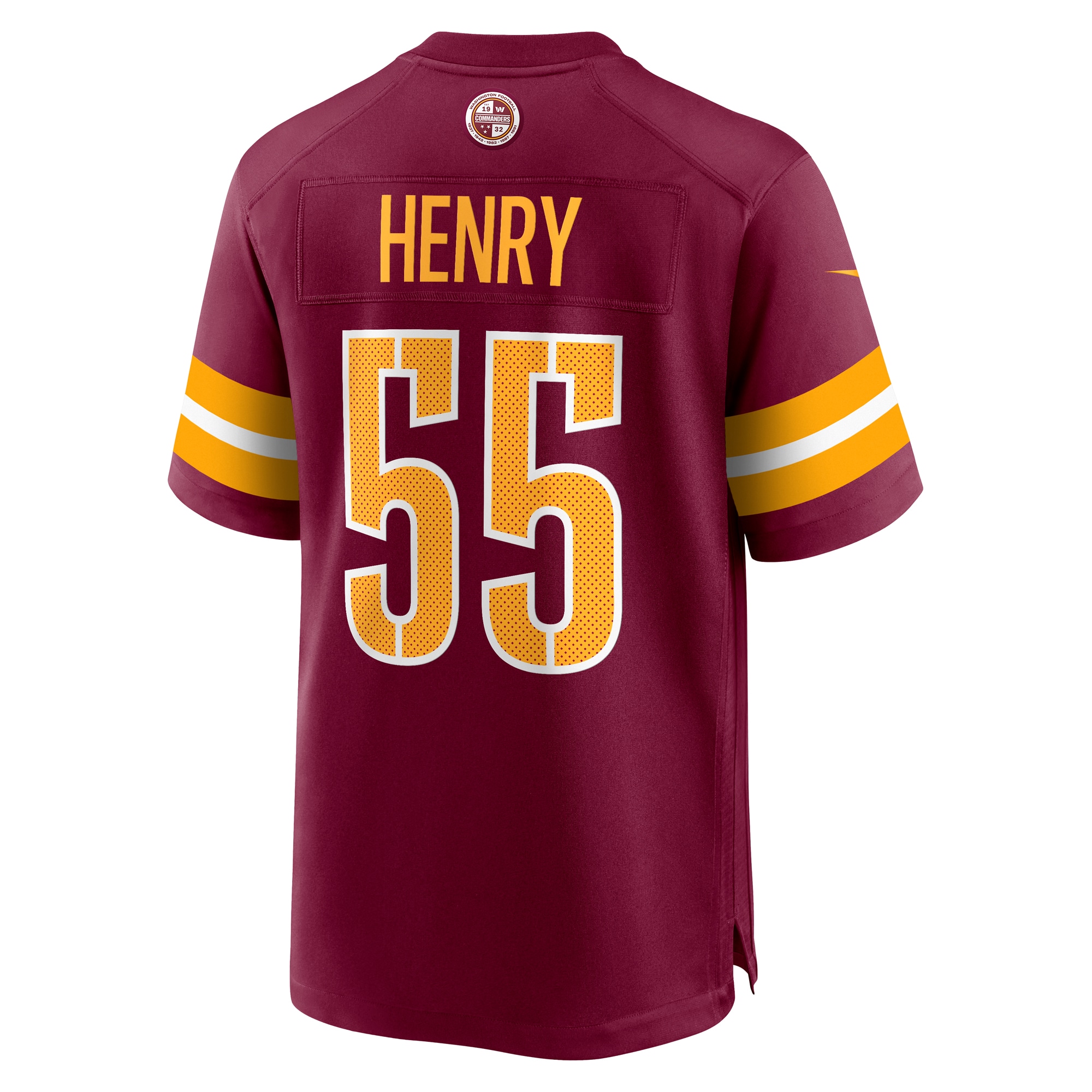 K.J. Henry Washington Commanders Nike Team Game Jersey - Burgundy - vstockx