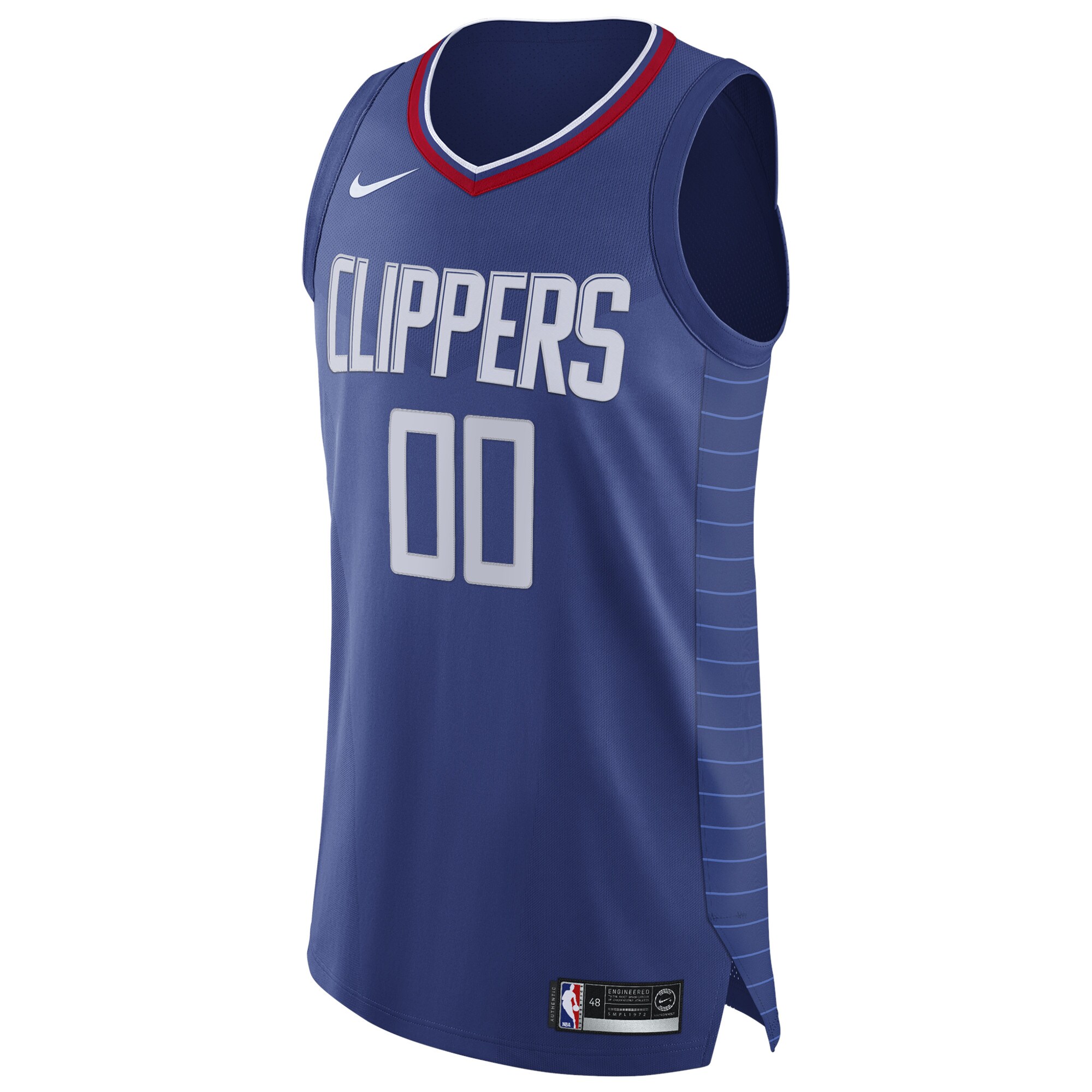 LA Clippers Nike Authentic Custom Jersey Blue - Icon Edition - vstockx