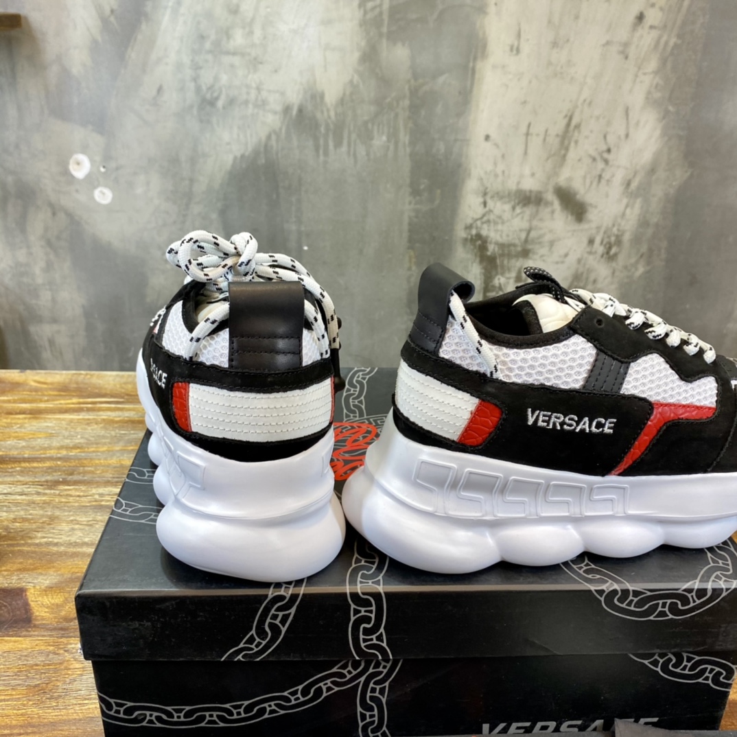 Versace Chain Reaction 2 Black Red - vstockx