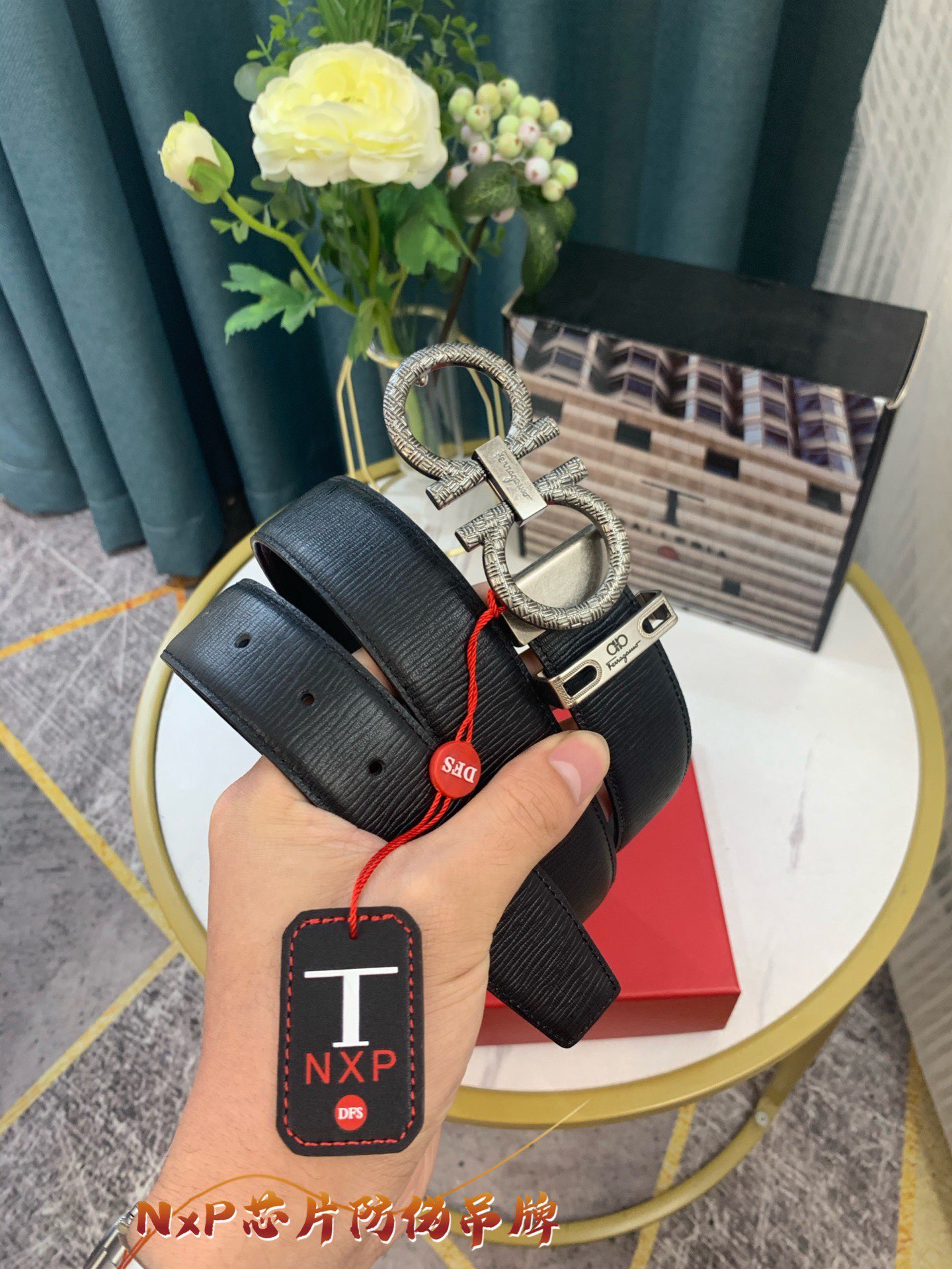 Streetwear Belt Ferragamo 319136 size:3.5cm - vstockx