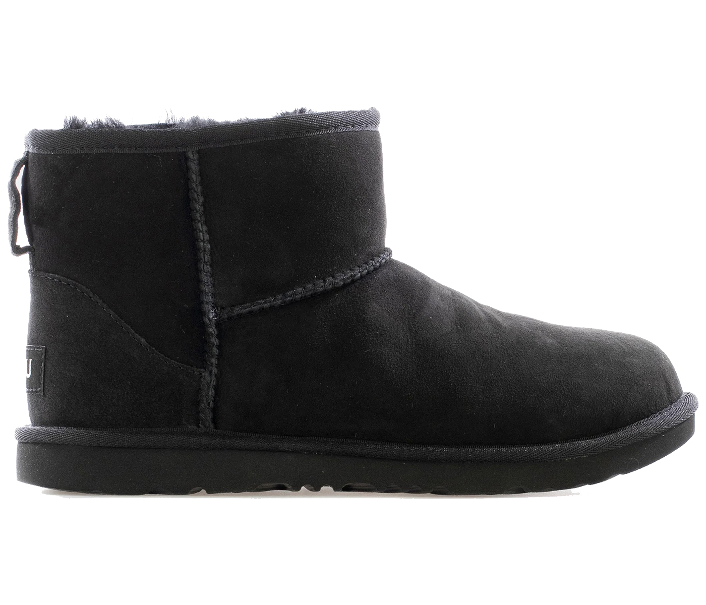 UGG Classic Mini II Boot Black (Kids) - vstockx