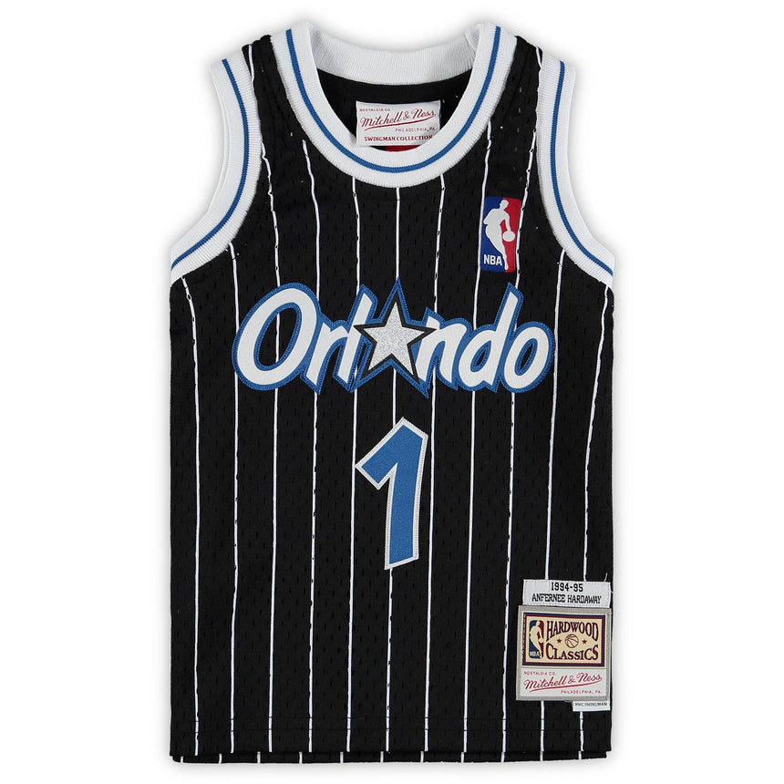 Anfernee Penny Hardaway Orlando Magic Mitchell & Ness Preschool 1994-95 Hardwood Classics Player Jersey - Black - vstockx