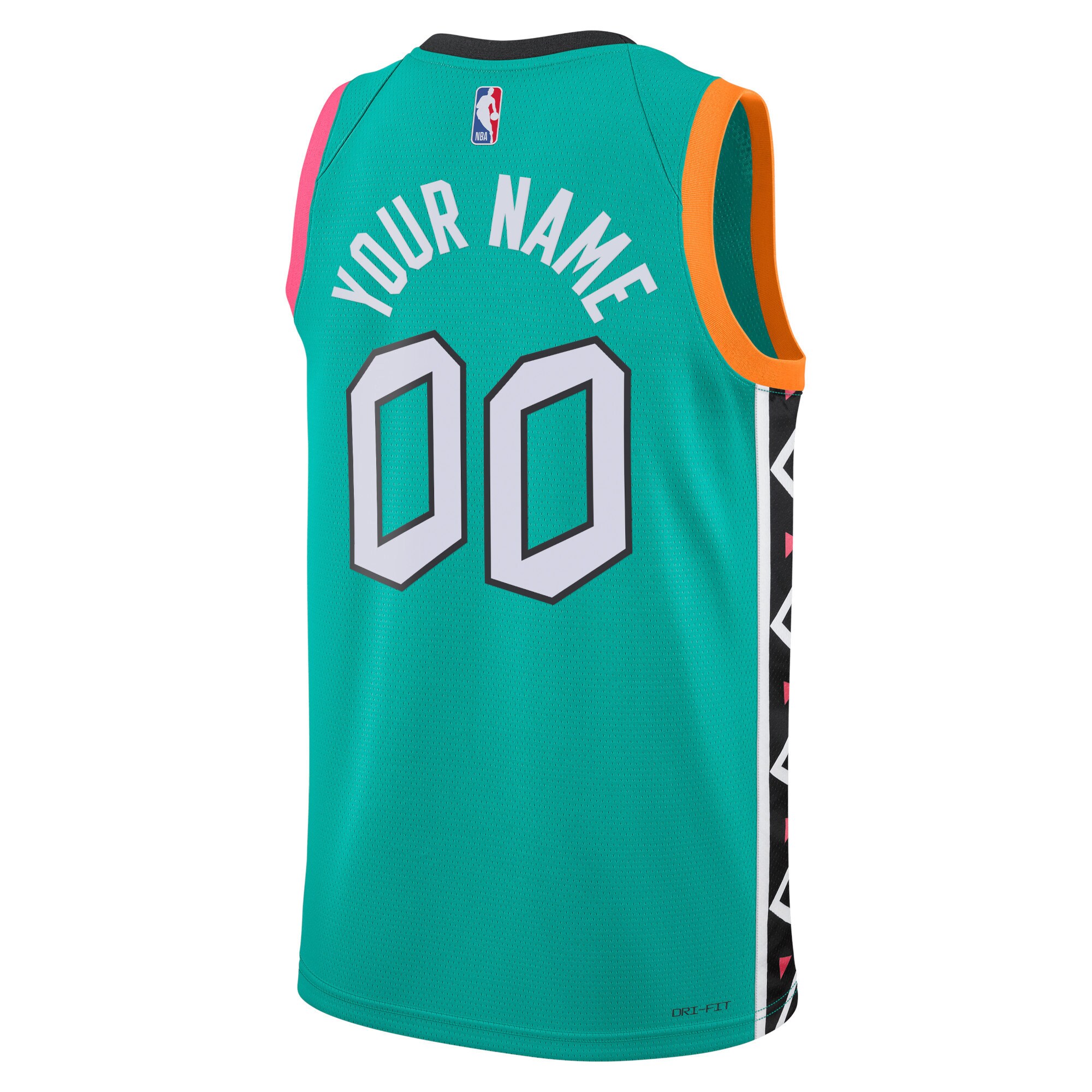 San Antonio Spurs Nike Unisex 2022/23 2022/23 Swingman Custom Jersey - City Edition - Turquoise - vstockx