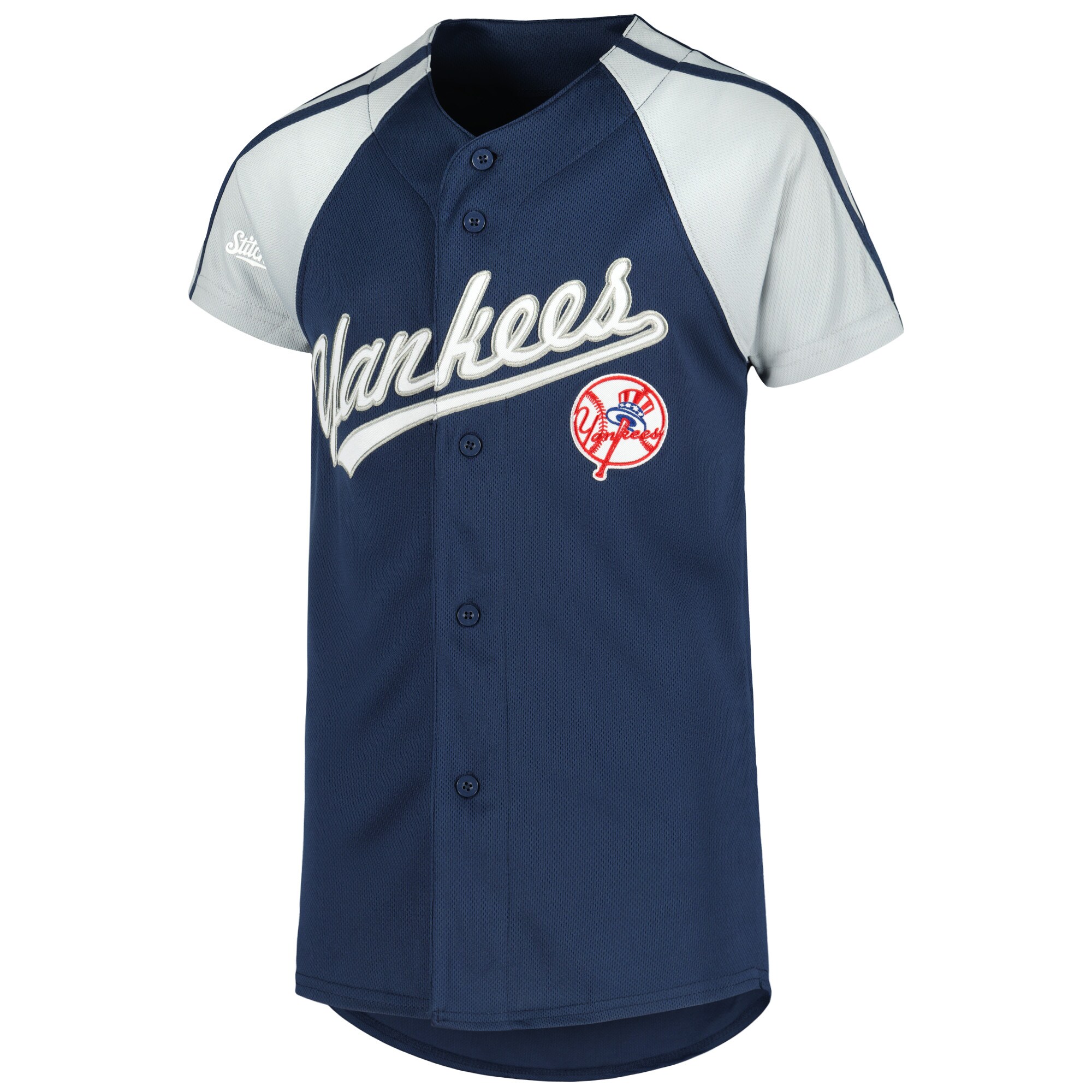 New York Yankees Stitches Youth Team Jersey - Navy/Gray - vstockx