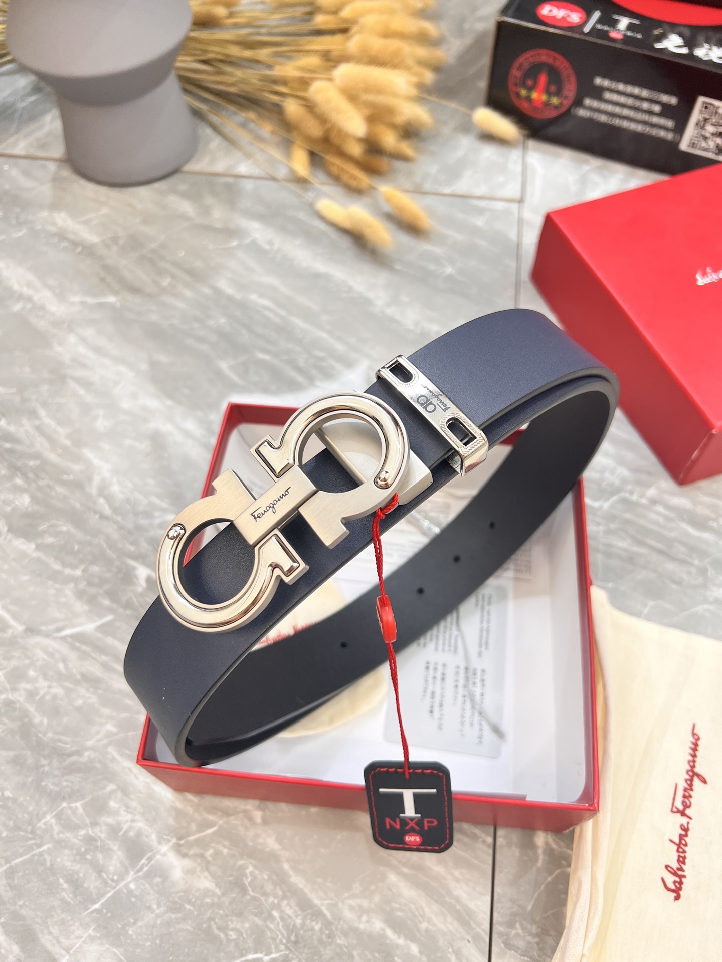Streetwear Belt Ferragamo 319948 size:3.5cm - vstockx