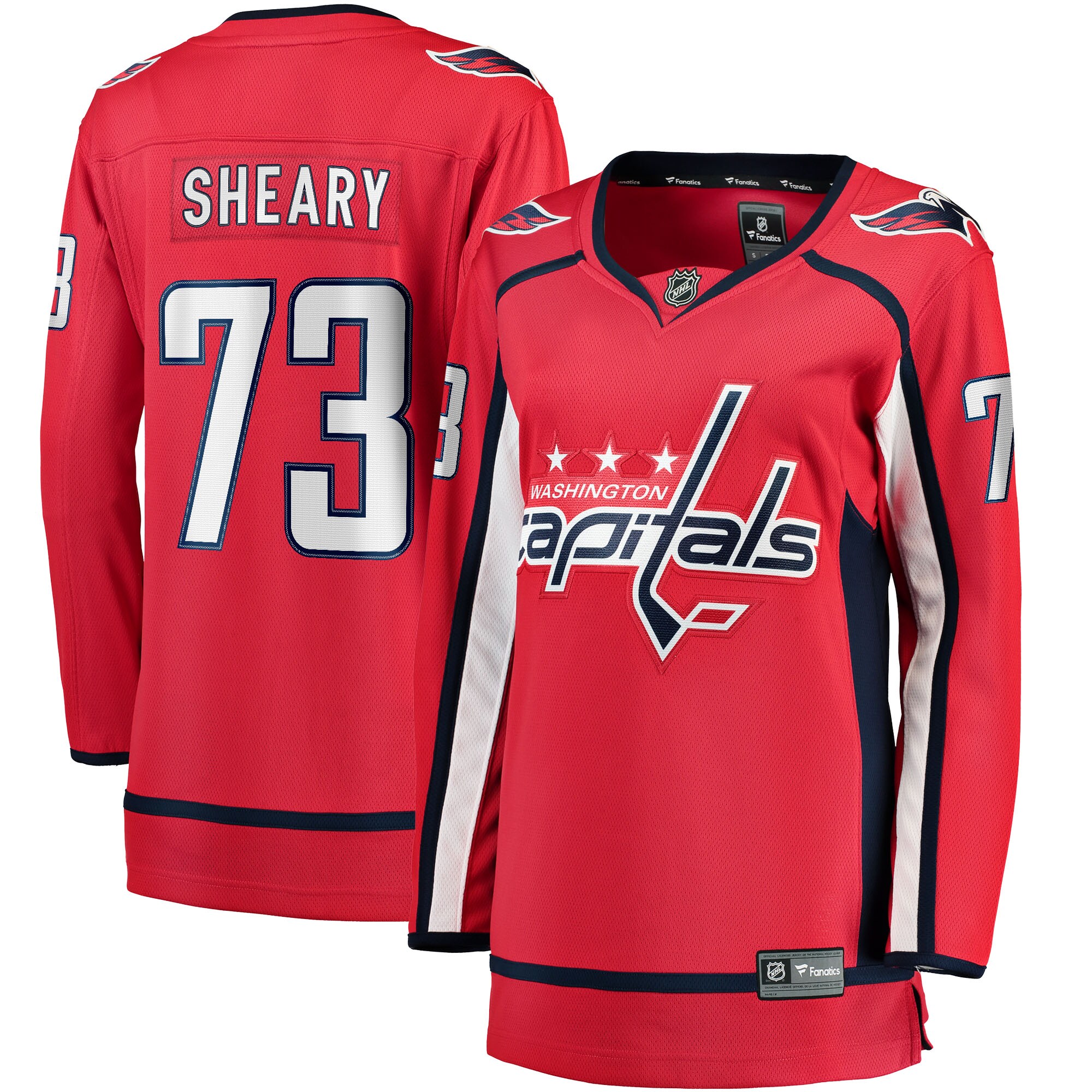 Conor Sheary Washington Capitals Fanatics Branded Women's Home Breakaway Player Jersey - Red - vstockx