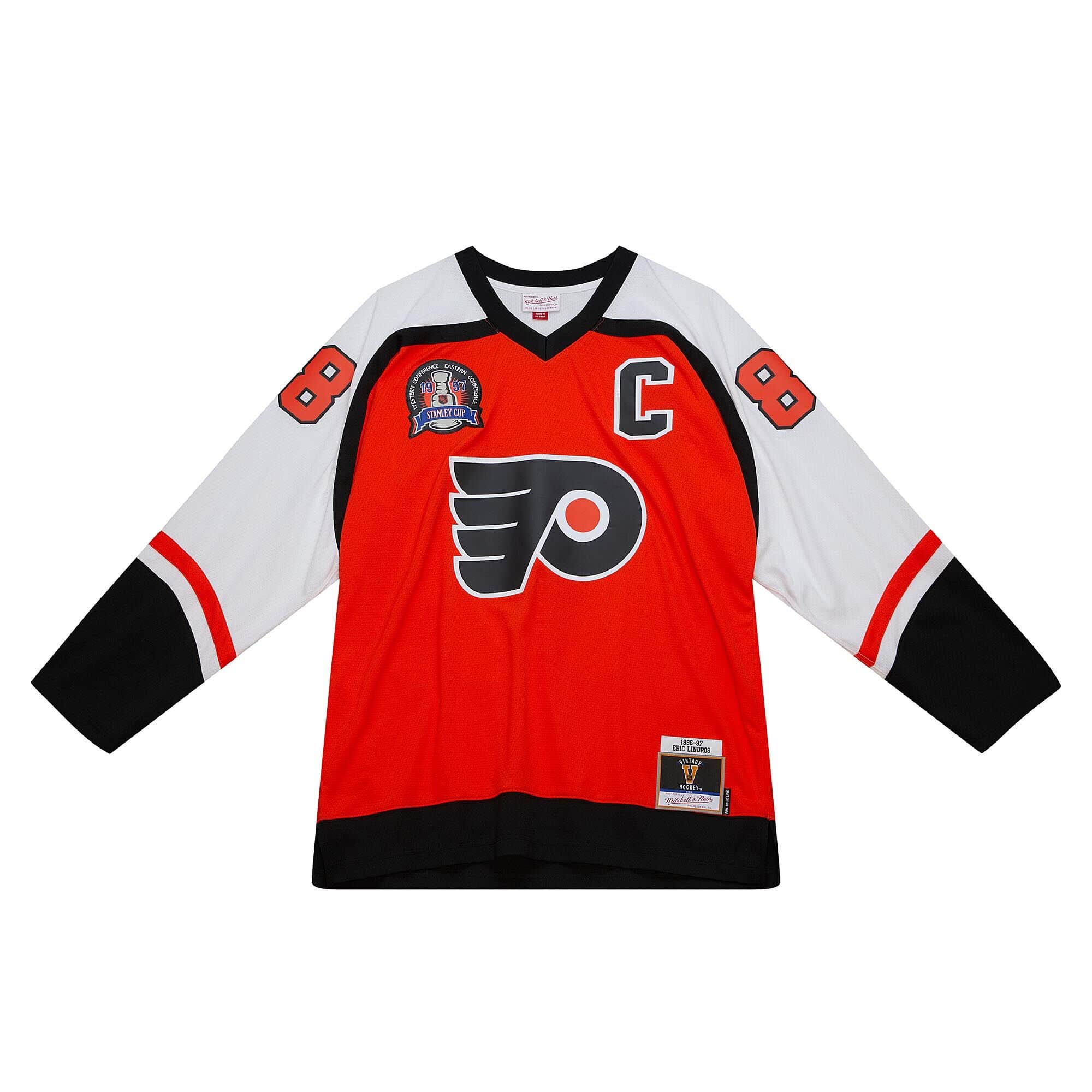 Blue Line Eric Lindros Philadelphia Flyers 1996 Jersey - vstockx