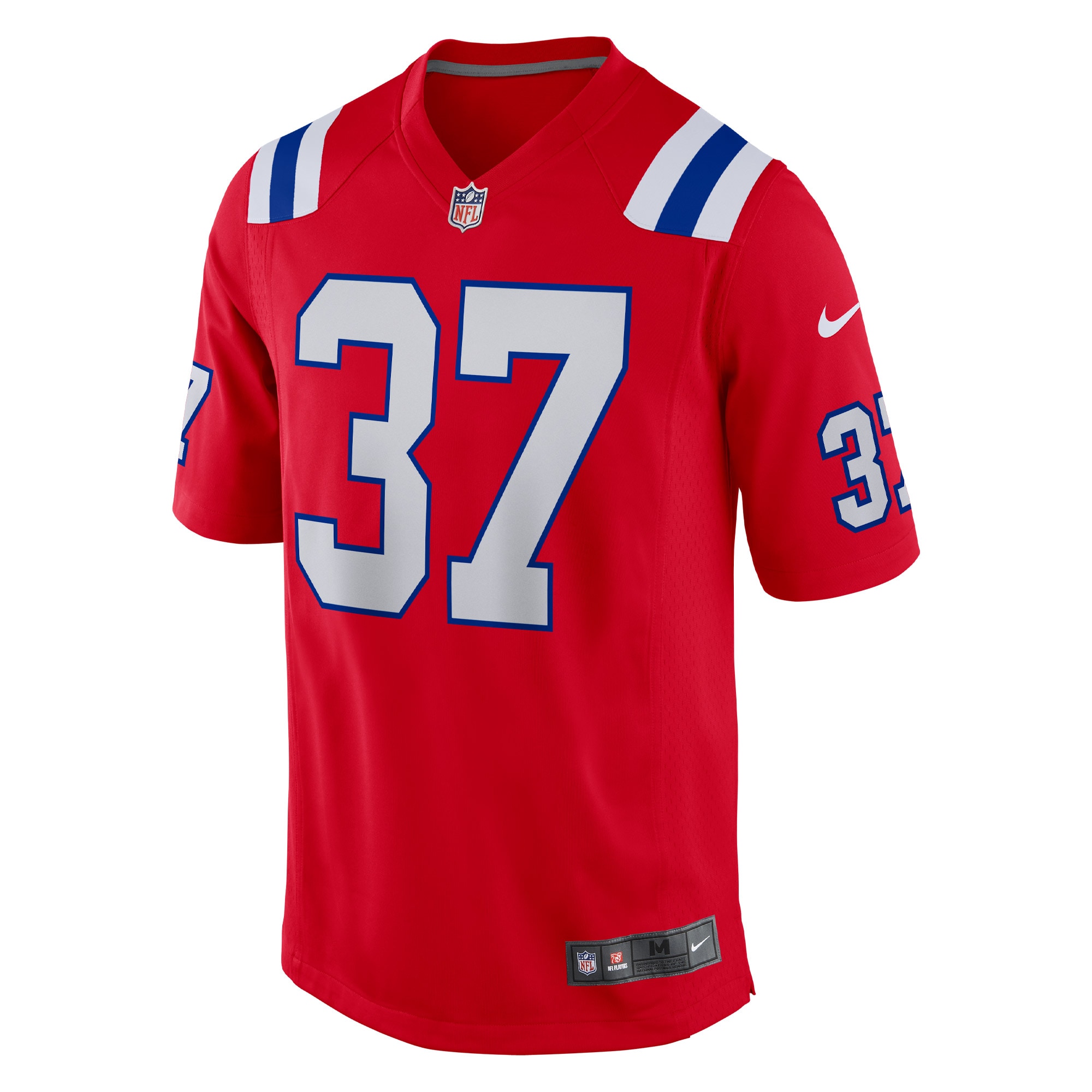 Damien Harris New England Patriots Nike Alternate Game Jersey - Red - vstockx