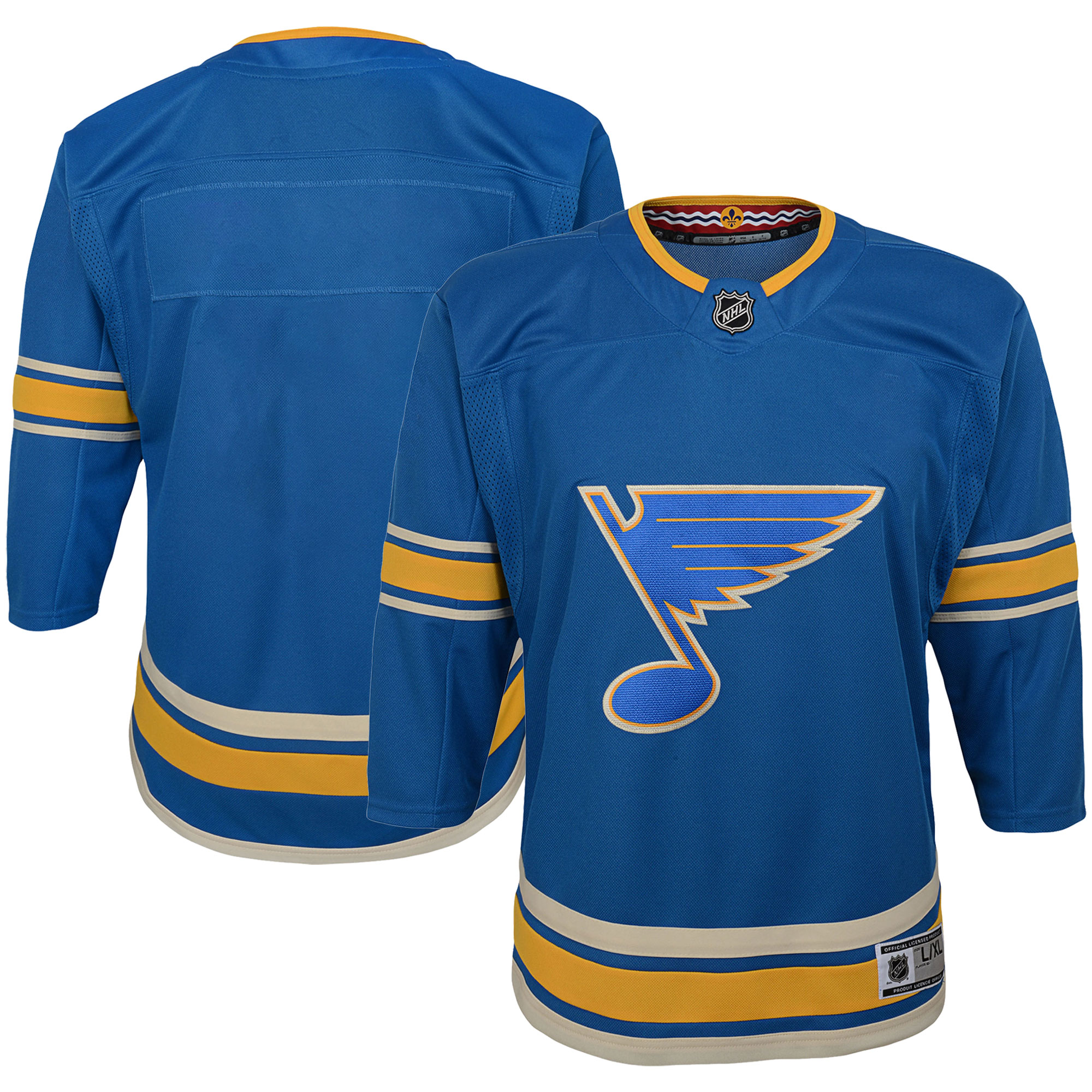 St. Louis Blues Youth 2018/19 Alternate Premier Jersey - Blue - vstockx