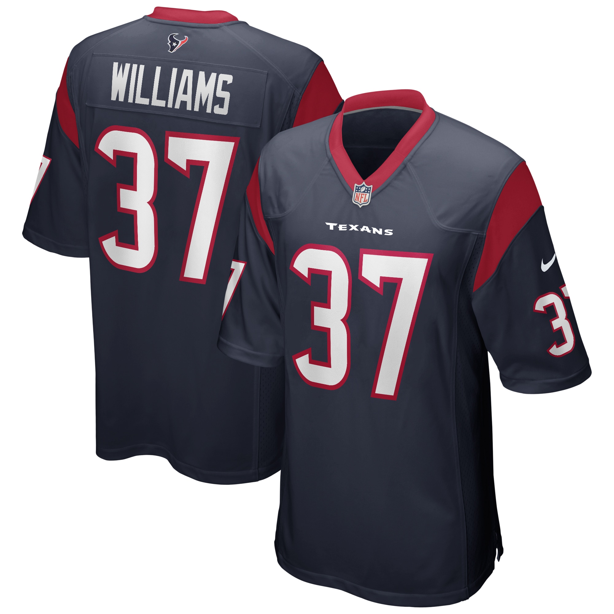 Domanick Williams Houston Texans Nike Game Retired Player Jersey - Navy - vstockx