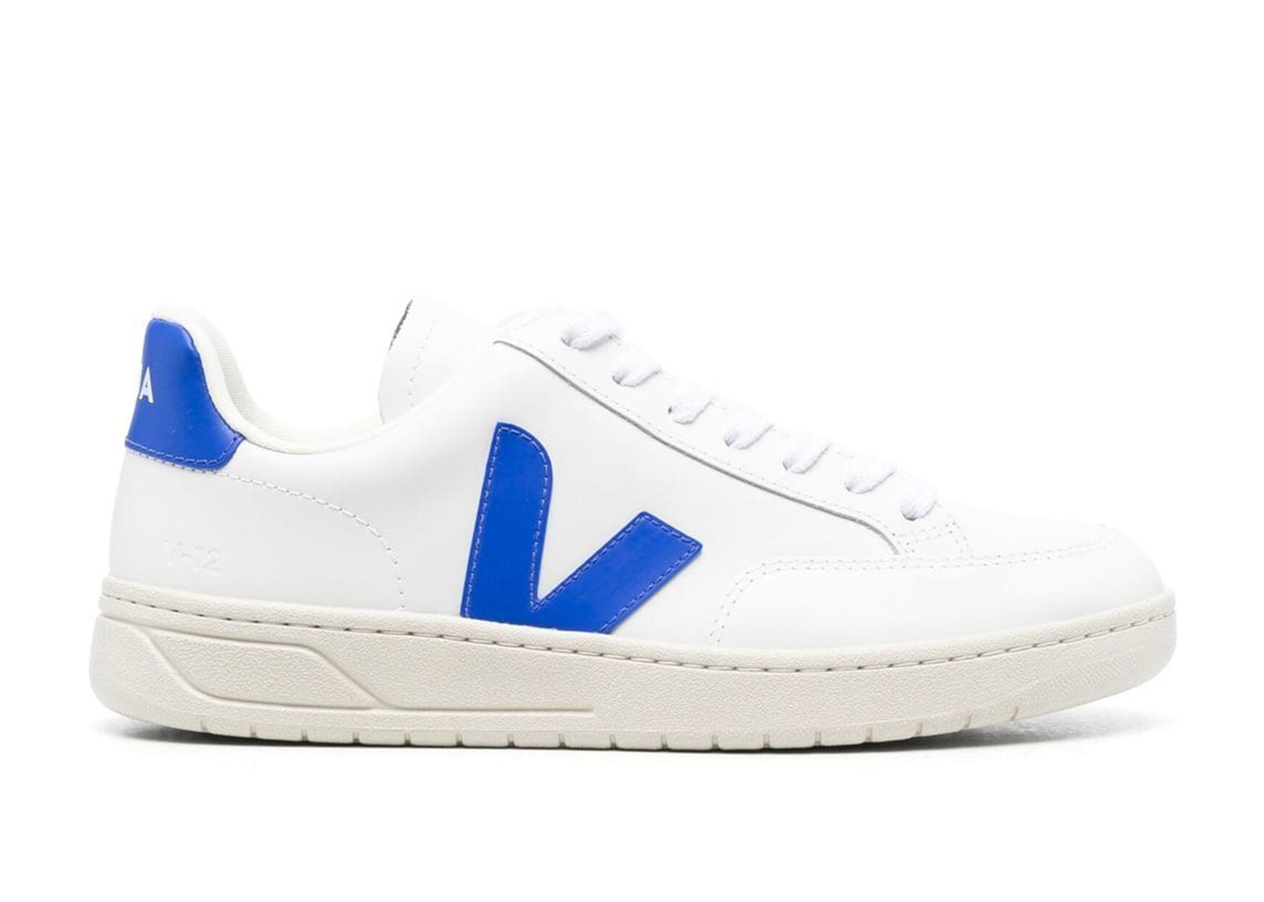 Veja V-12 Leather White Paros - vstockx