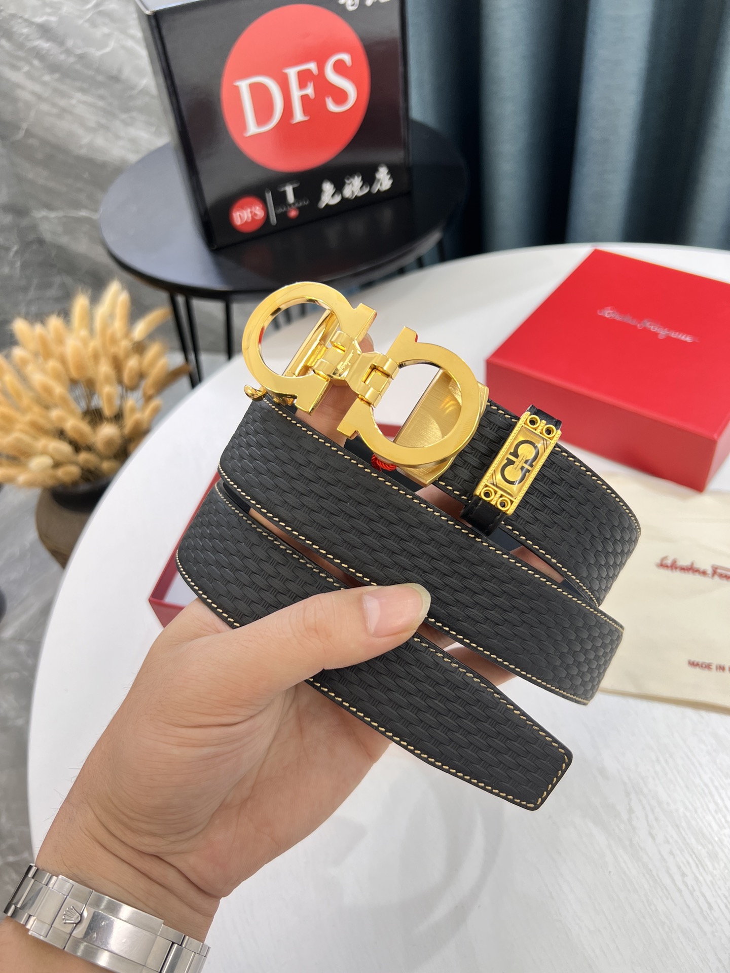 Streetwear Belt Ferragamo 319763 size:3.5cm - vstockx