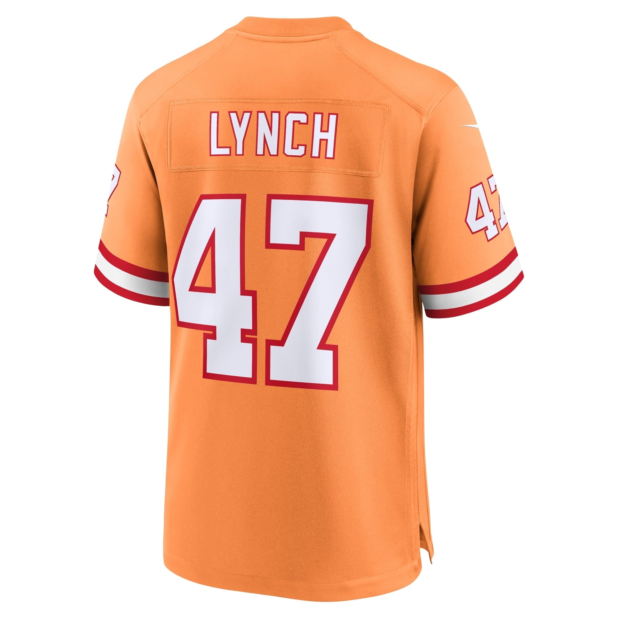 Men's Nike John Lynch Orange Tampa Bay Buccaneers Throwback Game Jersey - vstockx
