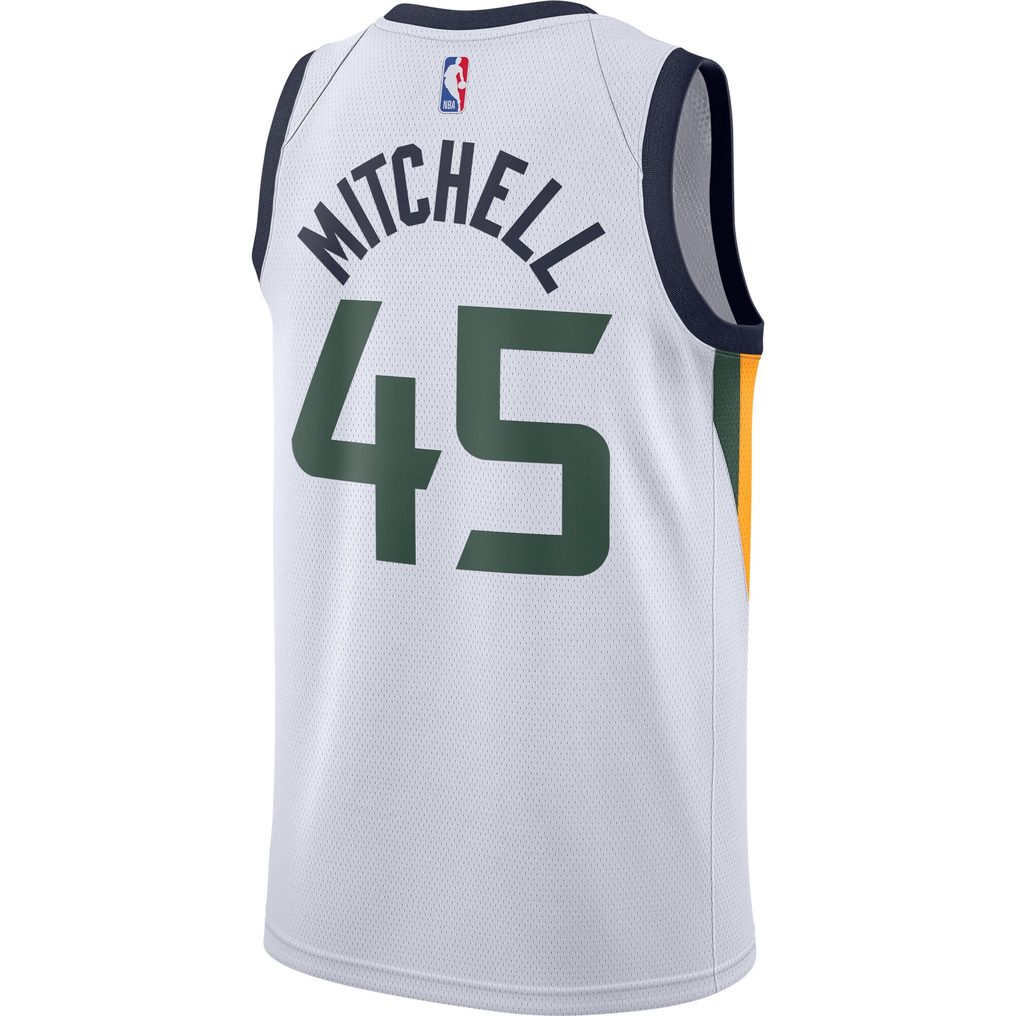 Donovan Mitchell Utah Jazz Nike 2020/21 Swingman Jersey - White - Association Edition - vstockx