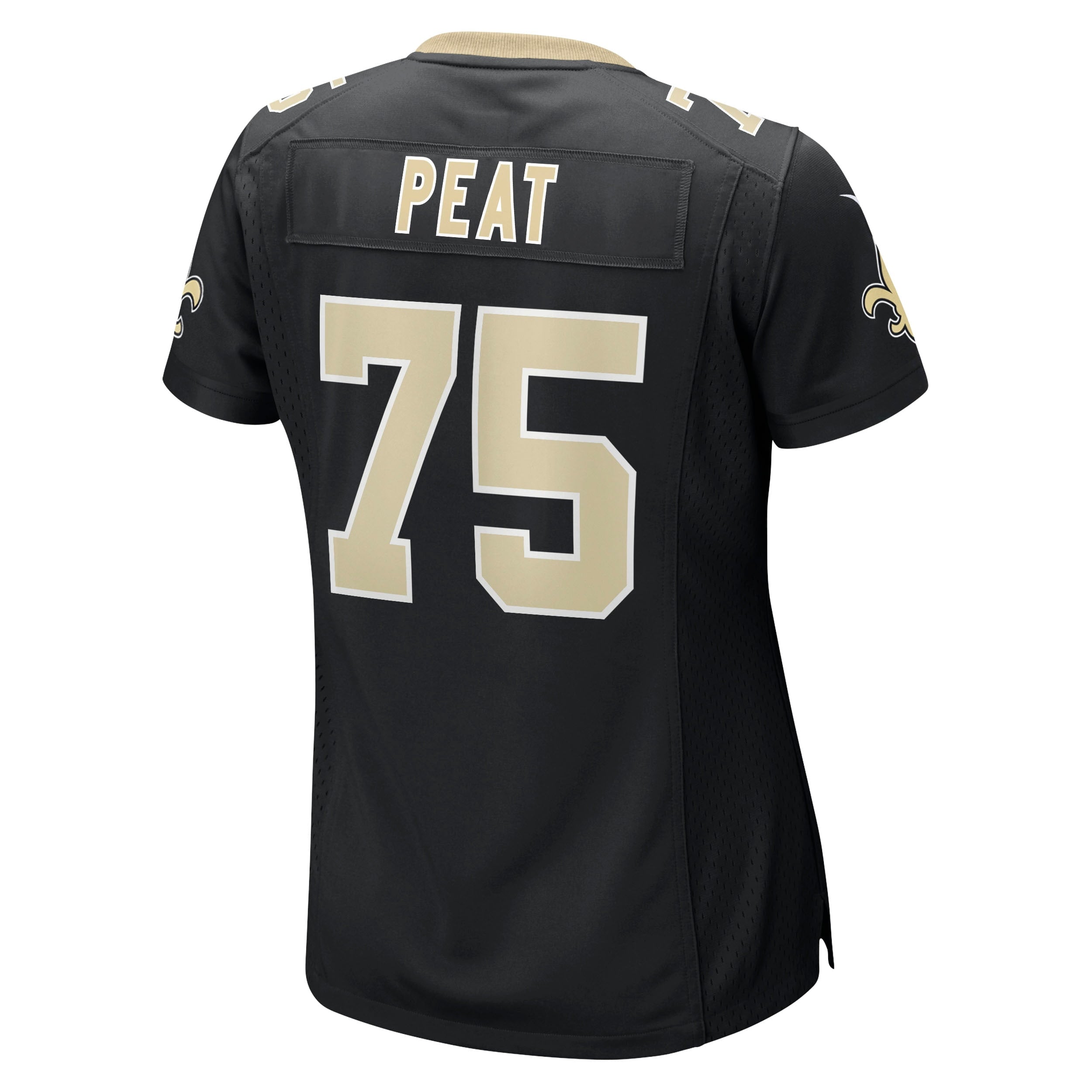 Women's Nike Andrus Peat Black New Orleans Saints Game Jersey - vstockx