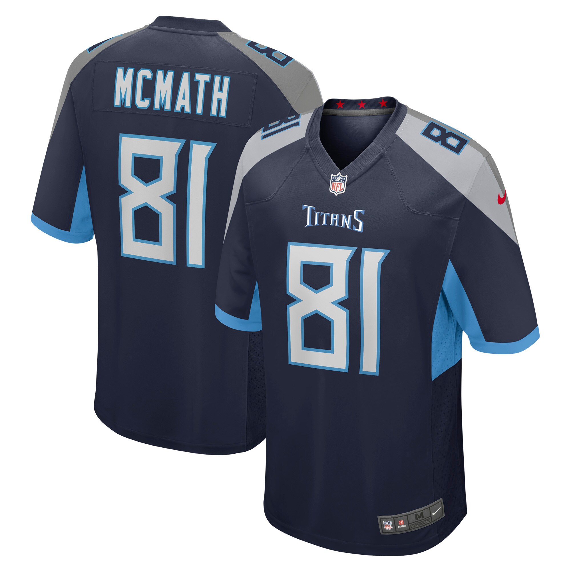 Racey McMath Tennessee Titans Nike Game Jersey - Navy - vstockx