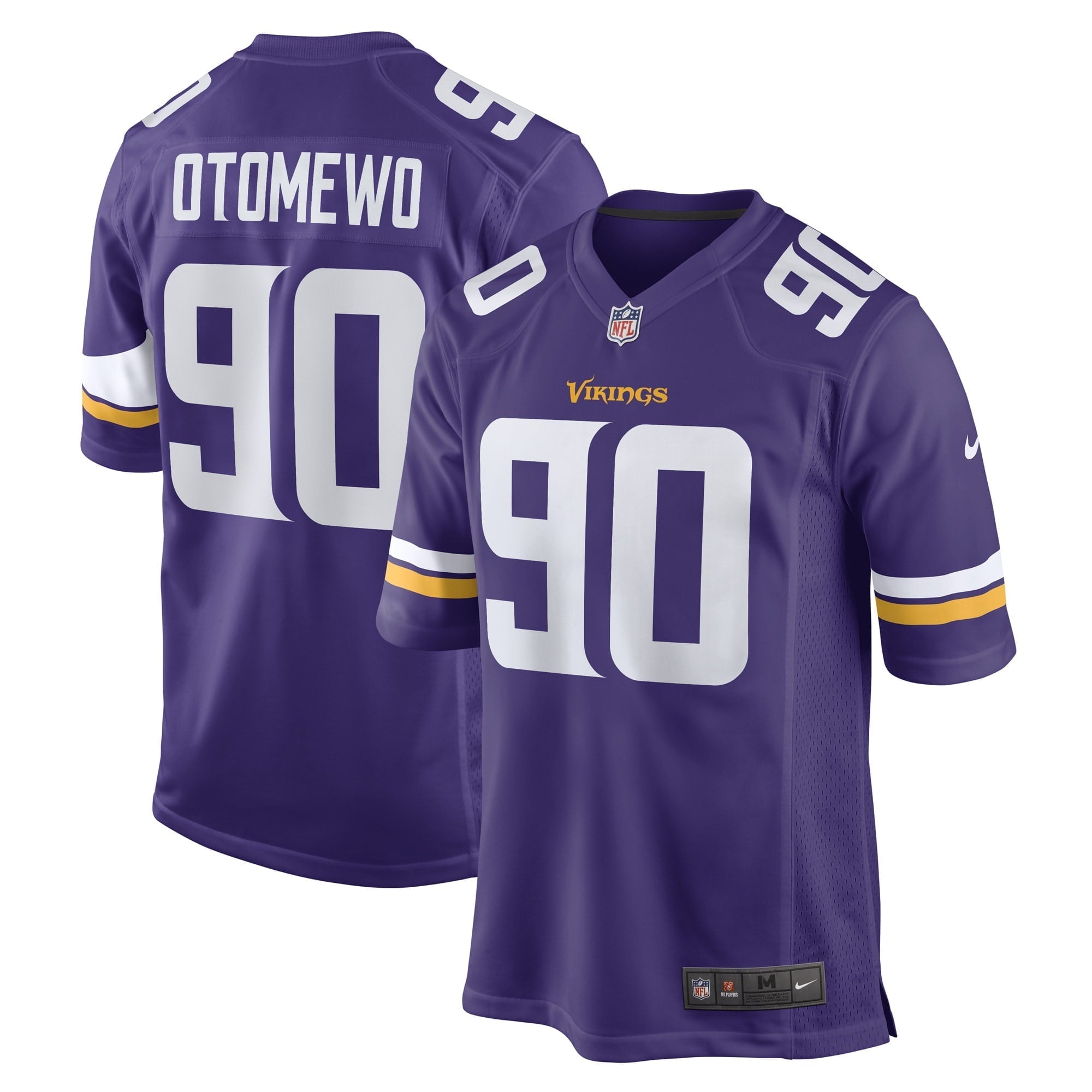 Men's Nike Esezi Otomewo Purple Minnesota Vikings Game Player Jersey - vstockx