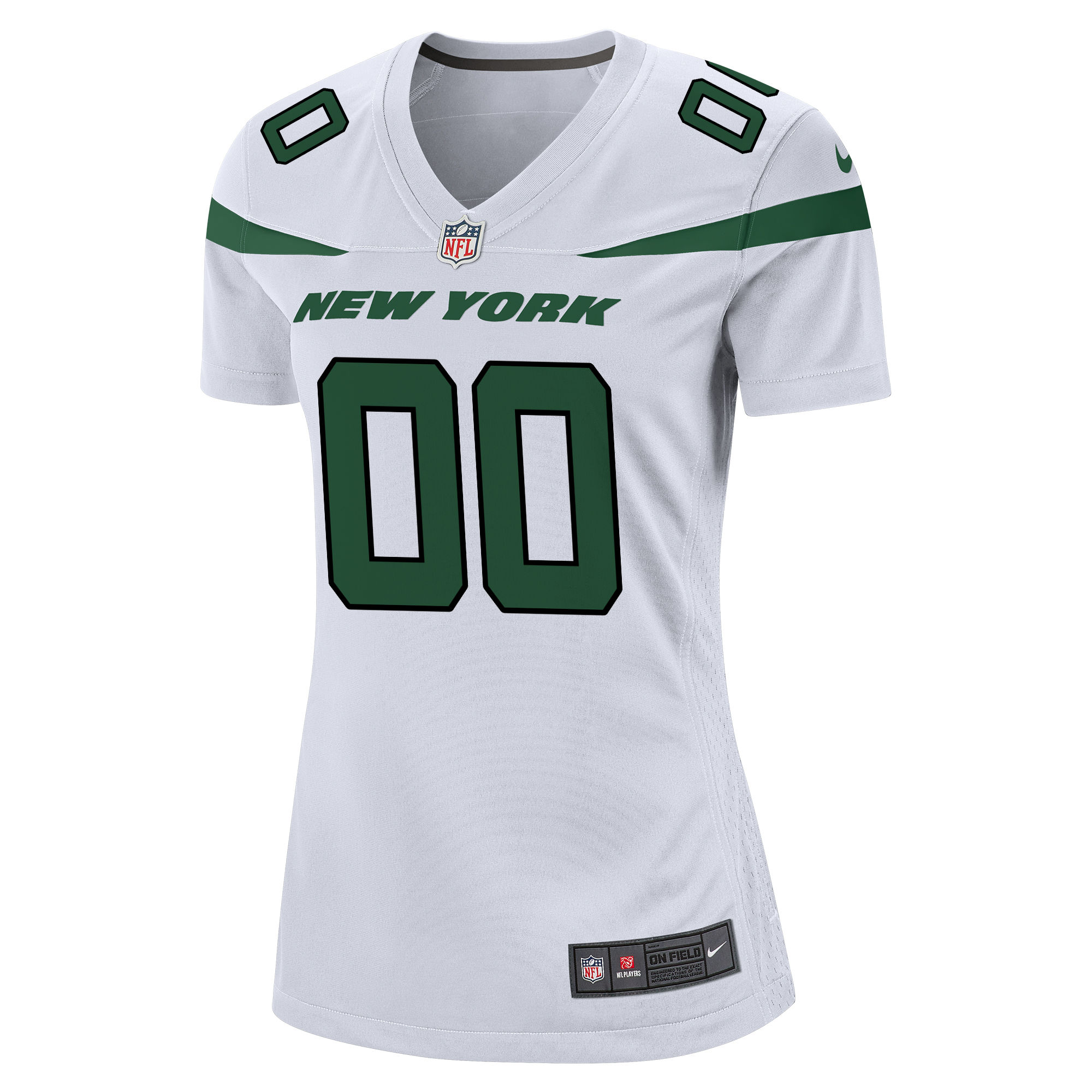 New York Jets Nike Women's Custom Game Jersey - White - vstockx