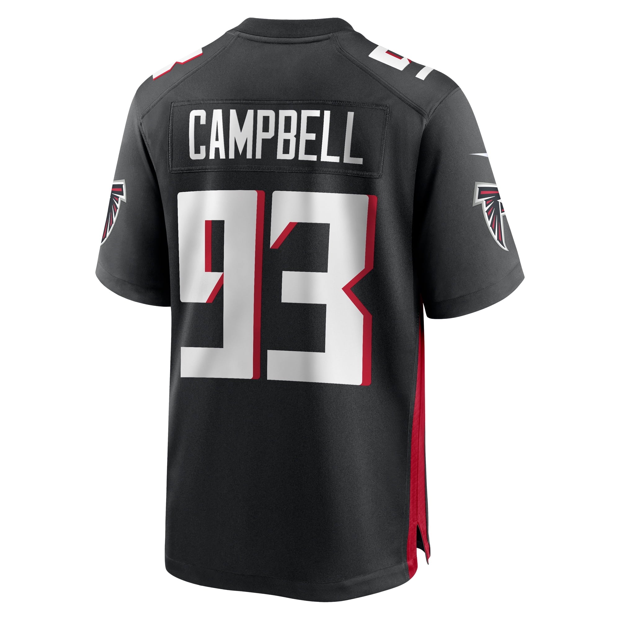 Men's Nike Calais Campbell Black Atlanta Falcons Game Player Jersey - vstockx