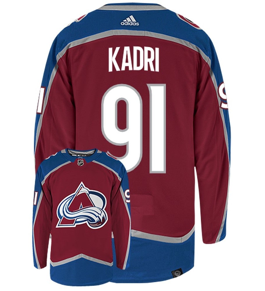 Nazem Kadri Colorado Avalanche Adidas Primegreen Authentic NHL Hockey Jersey - vstockx
