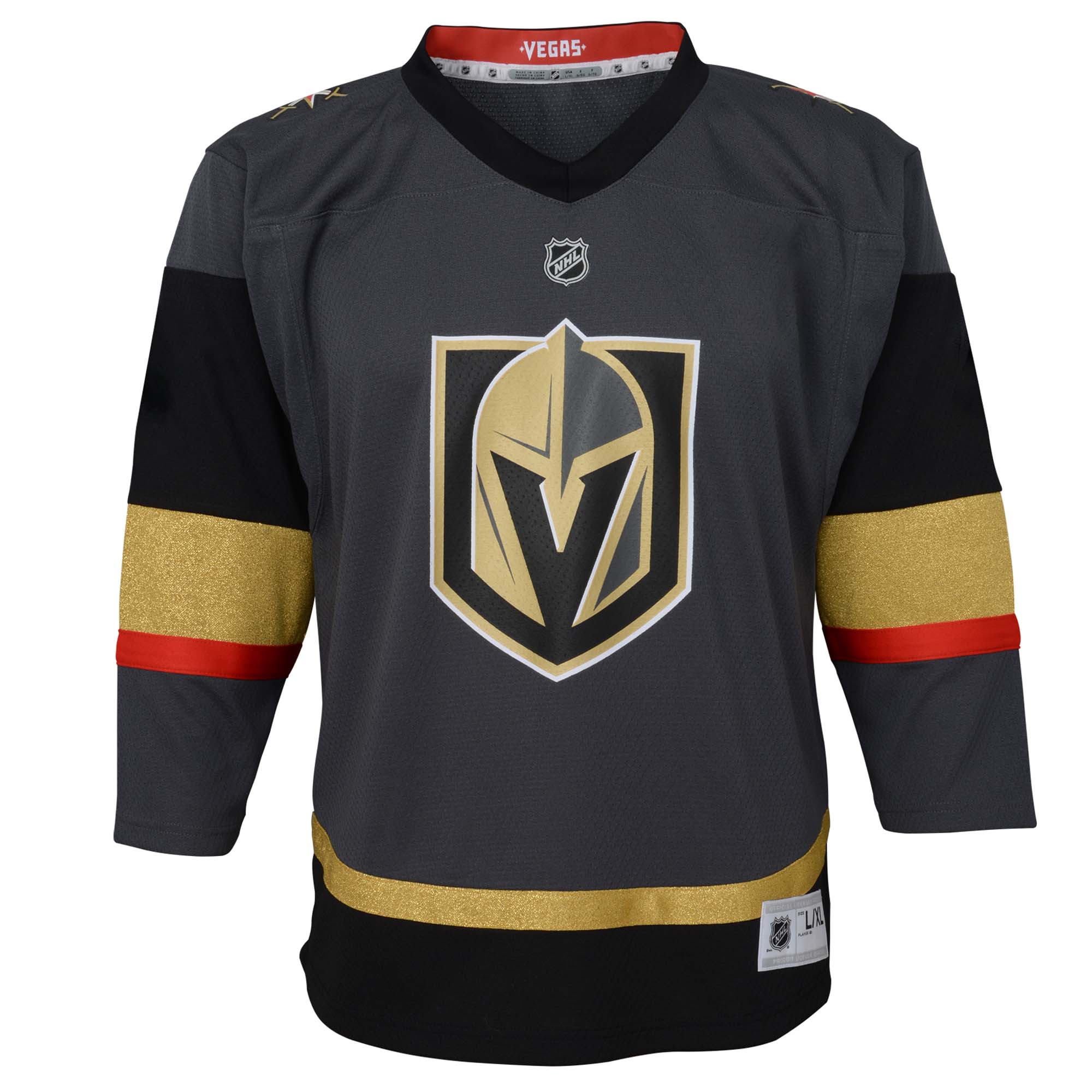 Vegas Golden Knights Infant Alternate Replica Team Jersey - Gray - vstockx