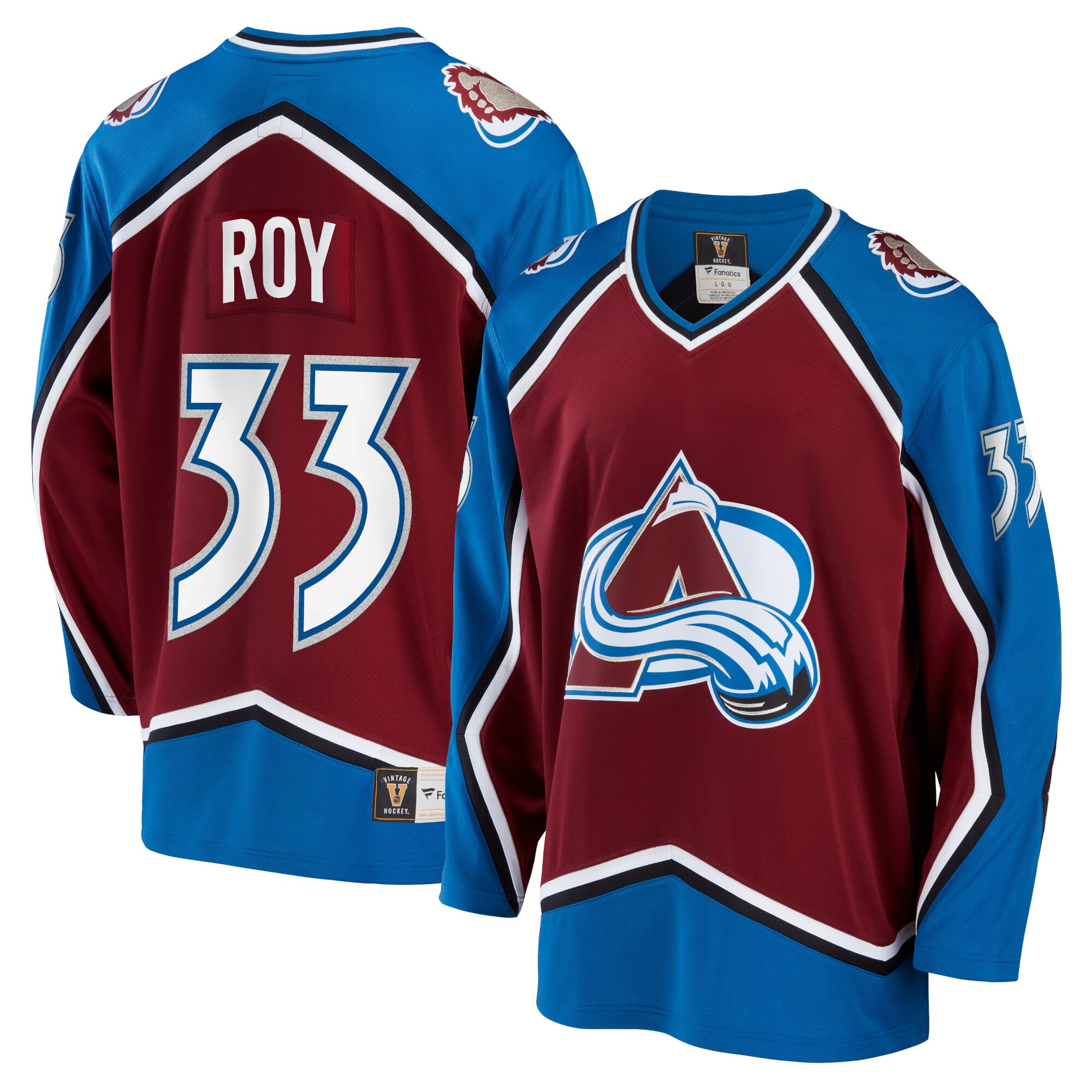Patrick Roy Colorado Avalanche Fanatics Branded Breakaway Retired Player Jersey - Burgundy - vstockx