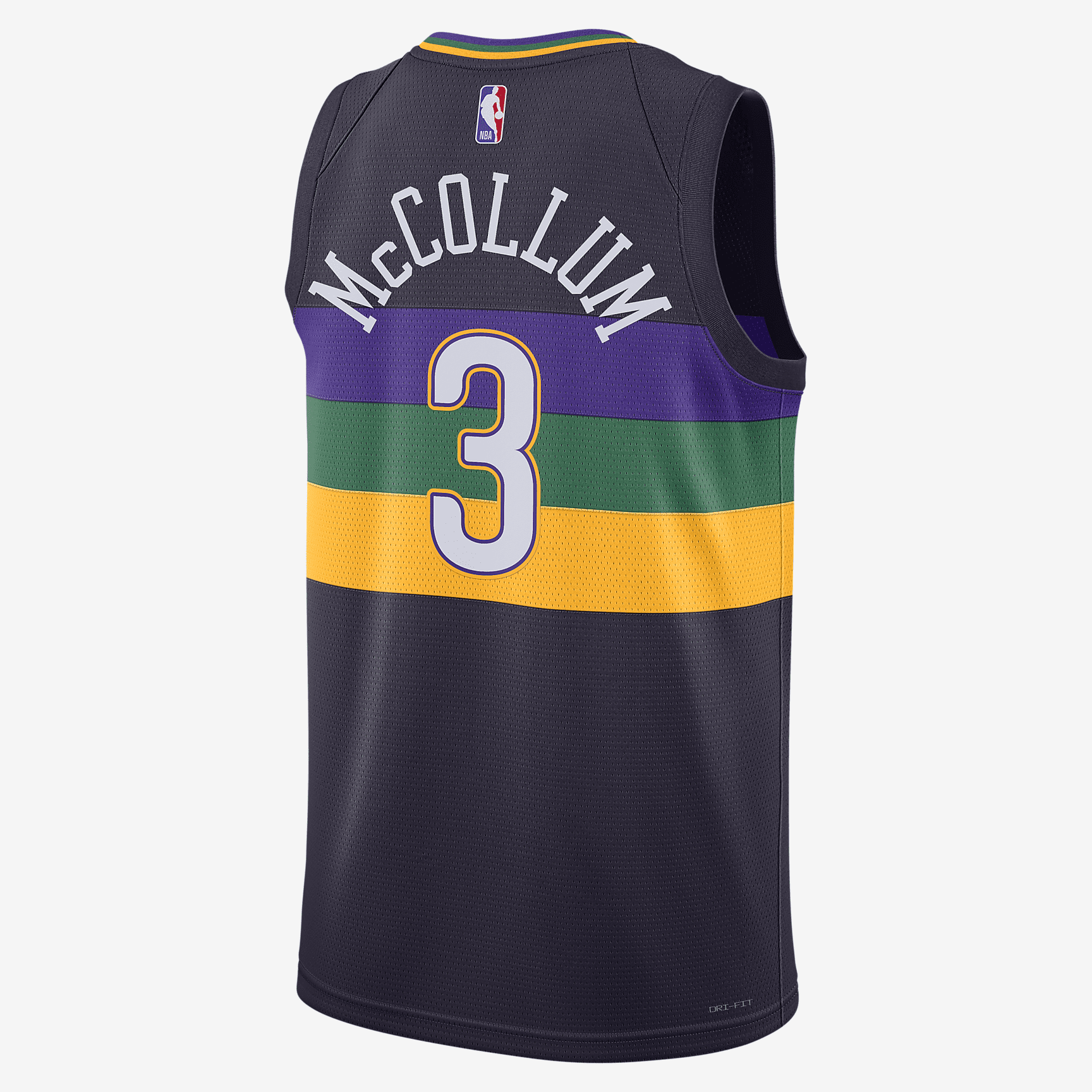 CJ McCollum New Orleans Pelicans City Edition Nike Dri-FIT NBA Swingman Jersey - Purple Dynasty - vstockx