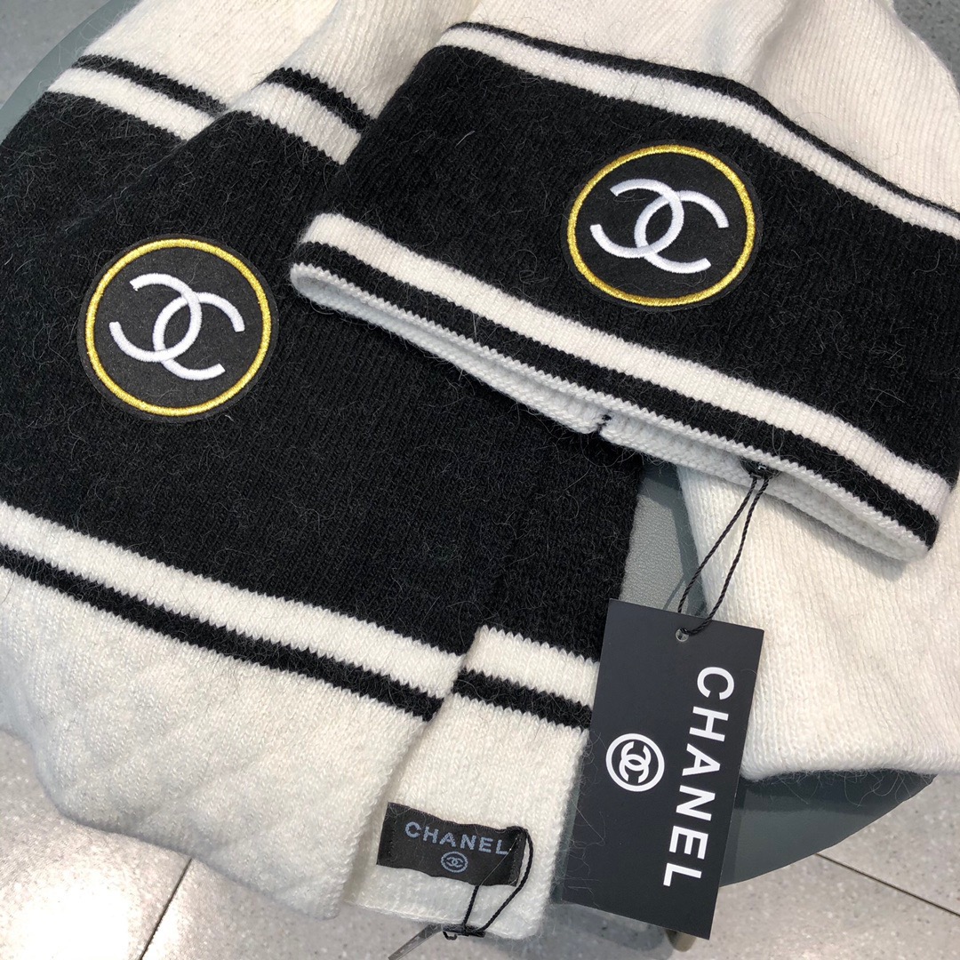 Hat & Scarf Chanel 1 - vstockx