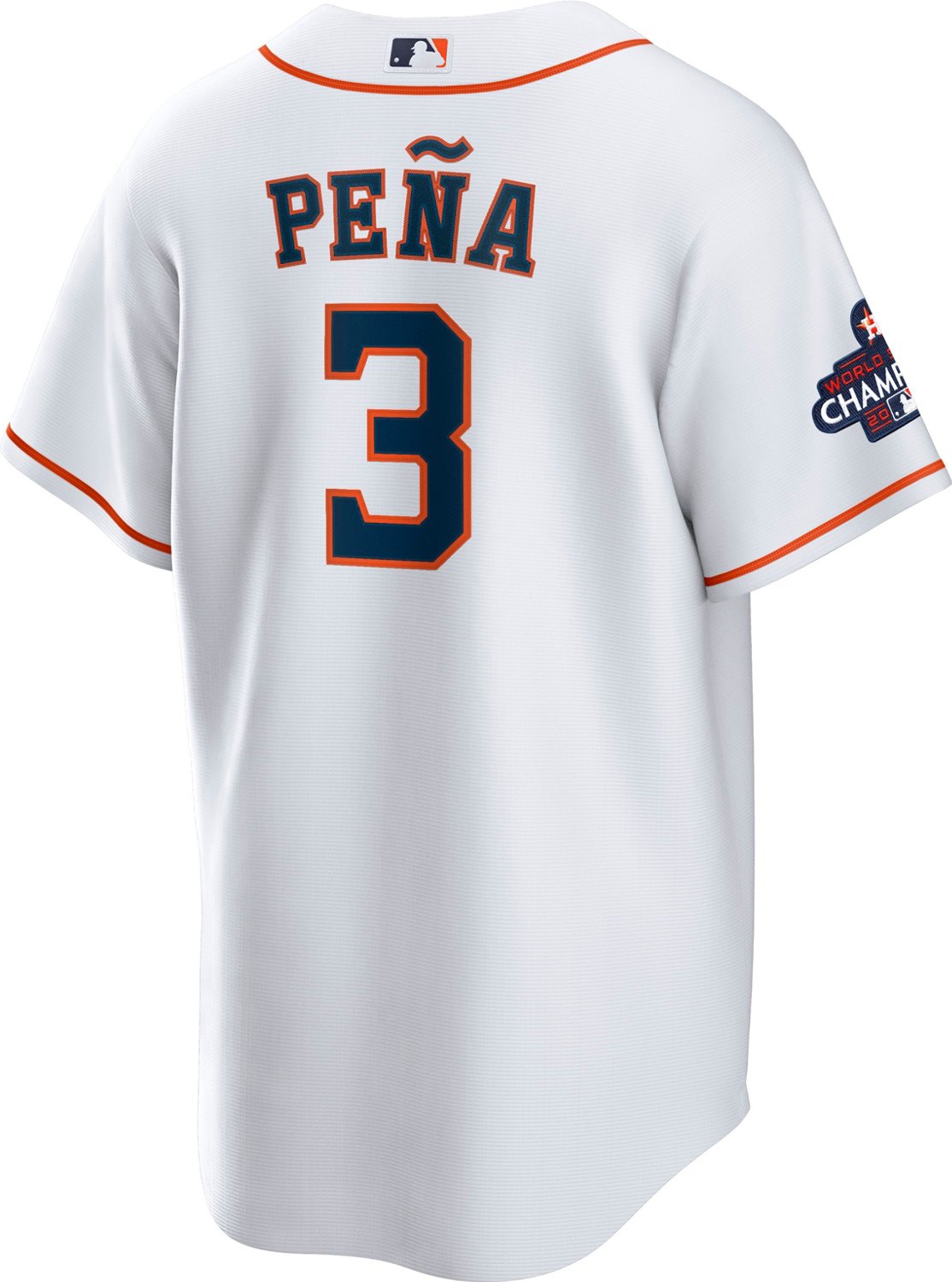 Nike Men's Houston Astros Jeremy Pena 2022 World Series Champs Replica Jersey - vstockx
