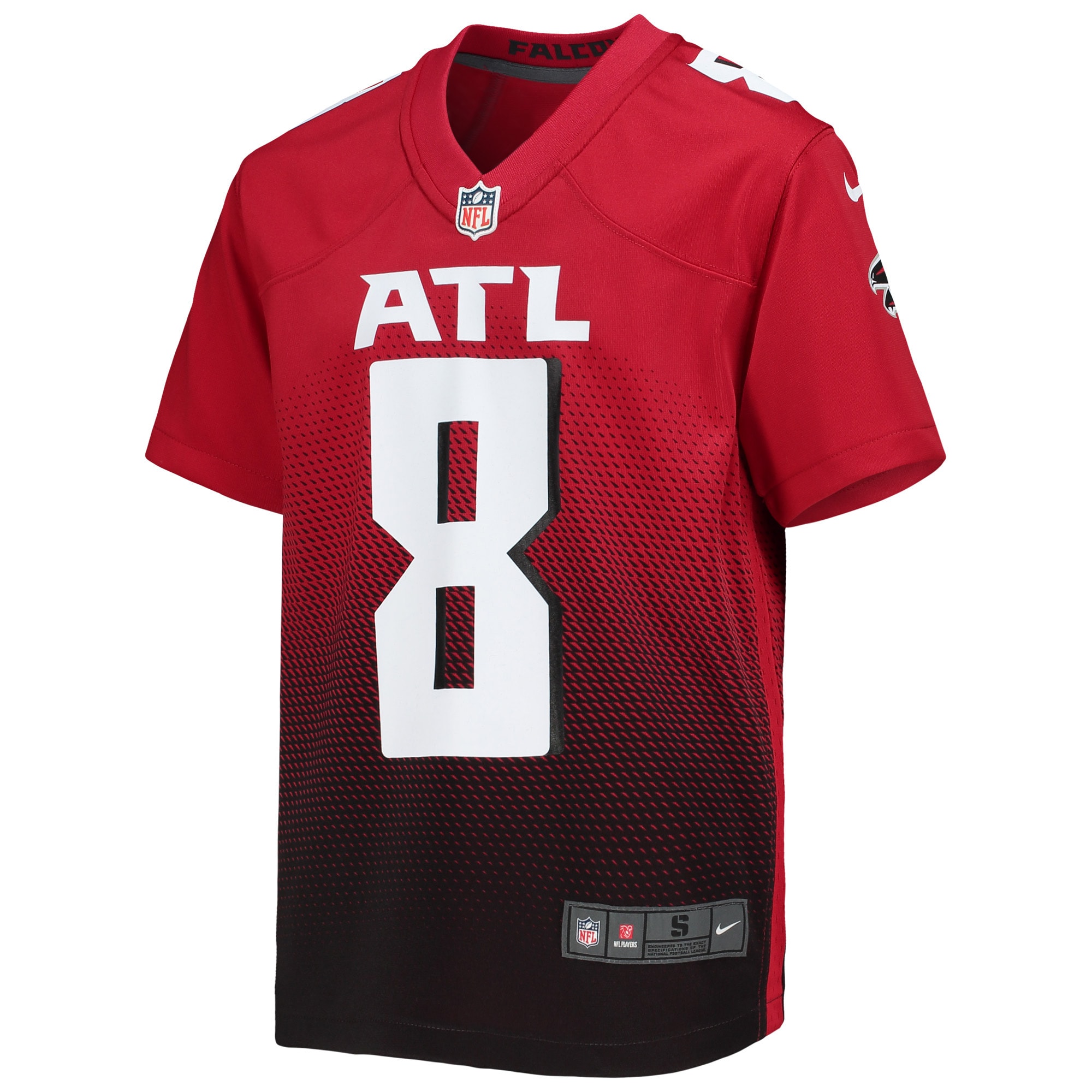 Kyle Pitts Atlanta Falcons Nike Youth Game Jersey - Red - vstockx