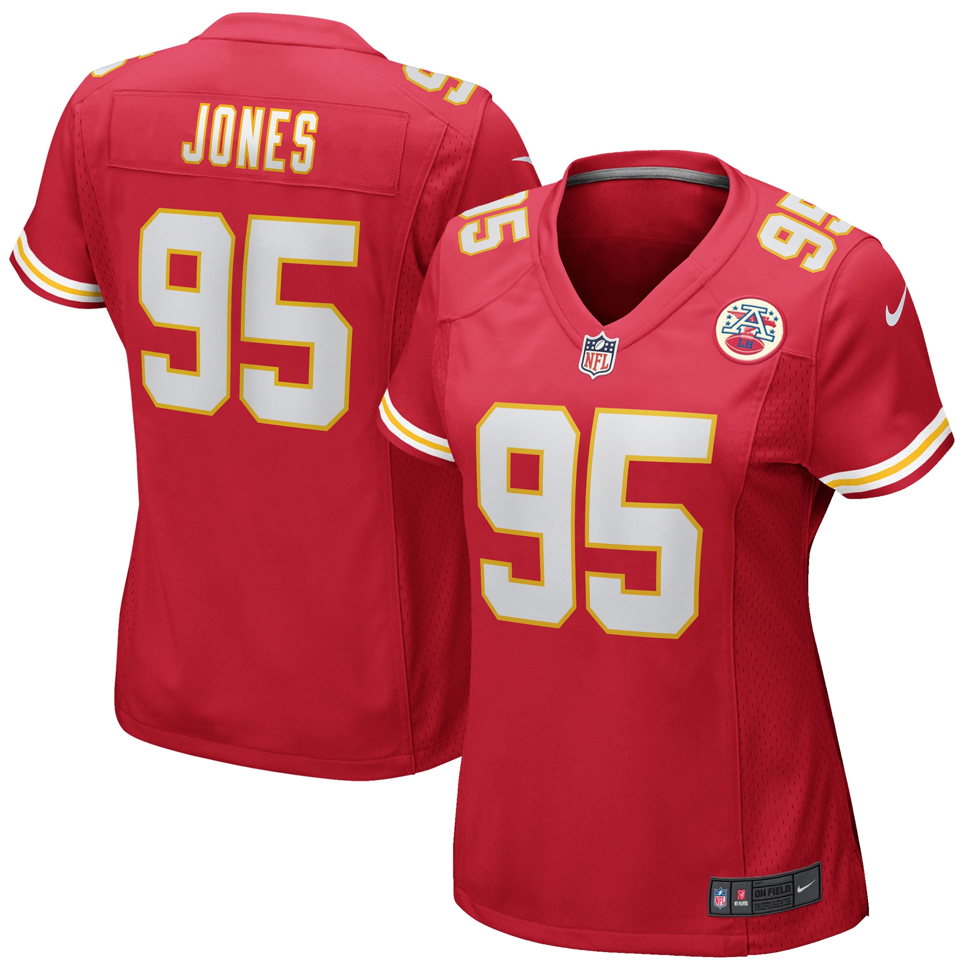 Chris Jones Kansas City Chiefs Nike Women's Game Jersey - Red - vstockx