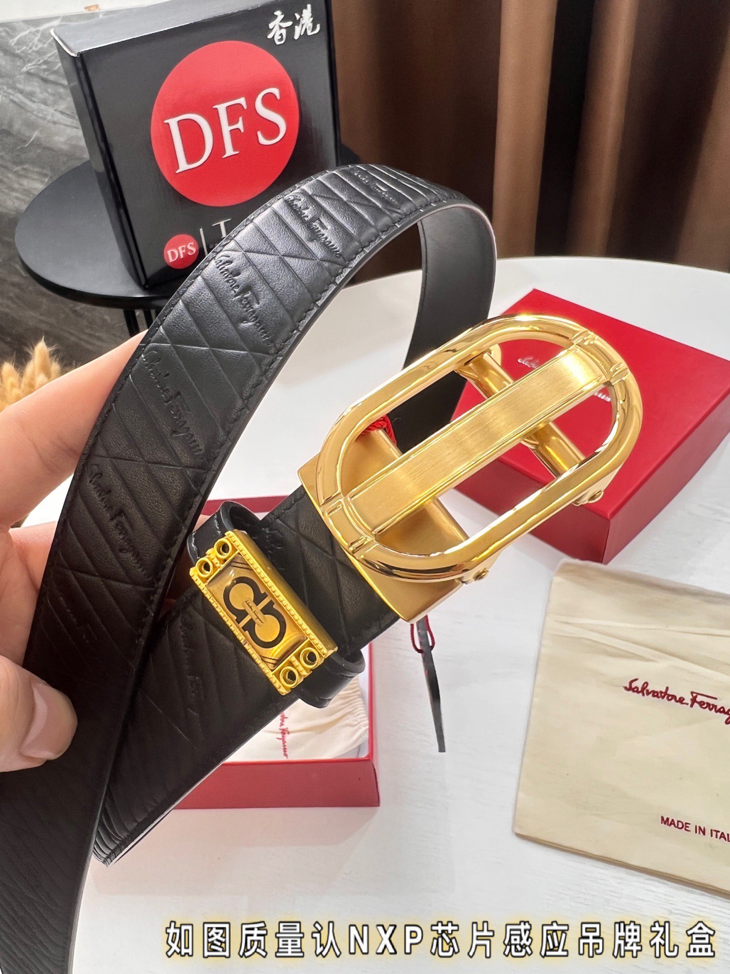 Streetwear Belt Ferragamo 320086 size:3.5cm - vstockx