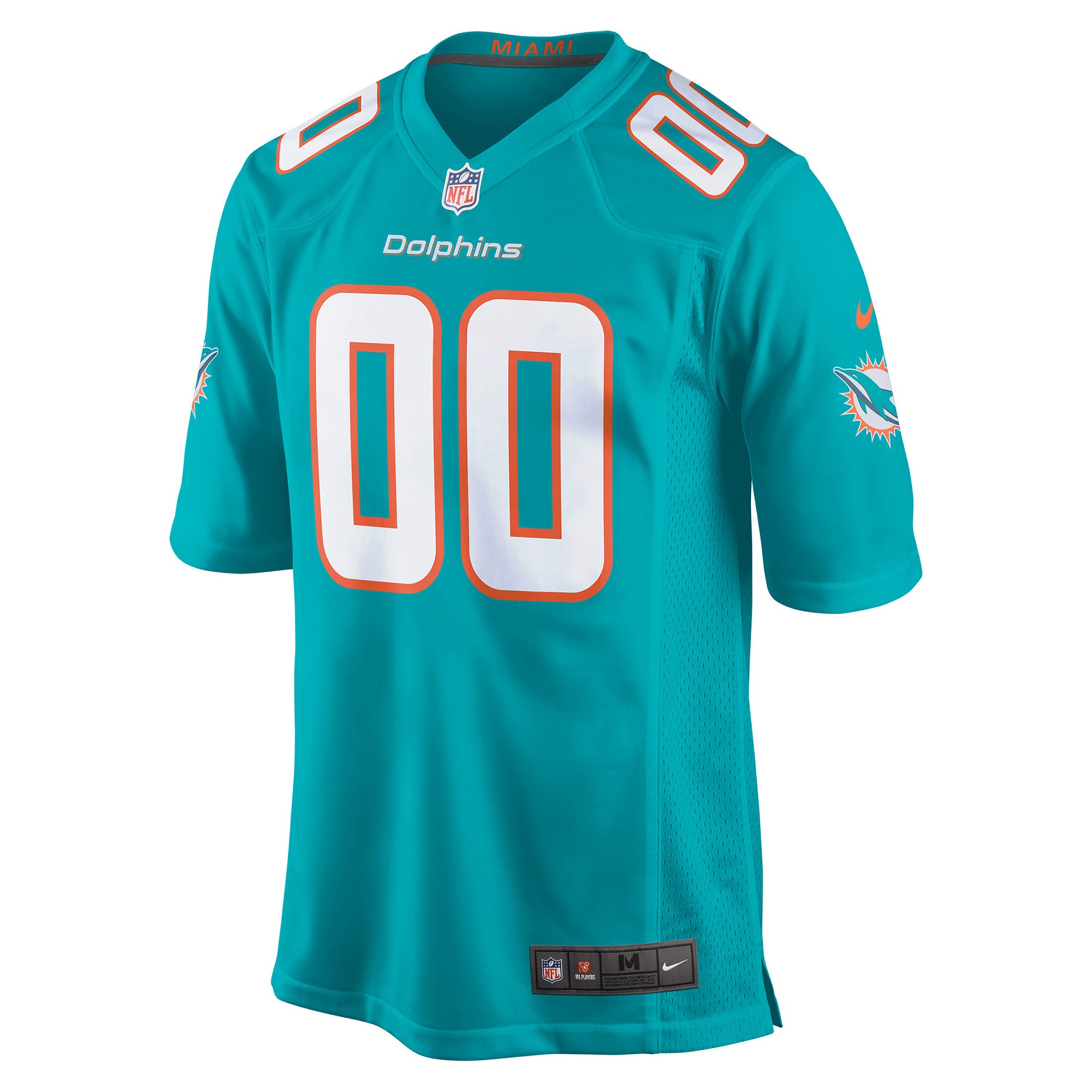 Miami Dolphins Nike Youth Custom Game Jersey - Aqua - vstockx