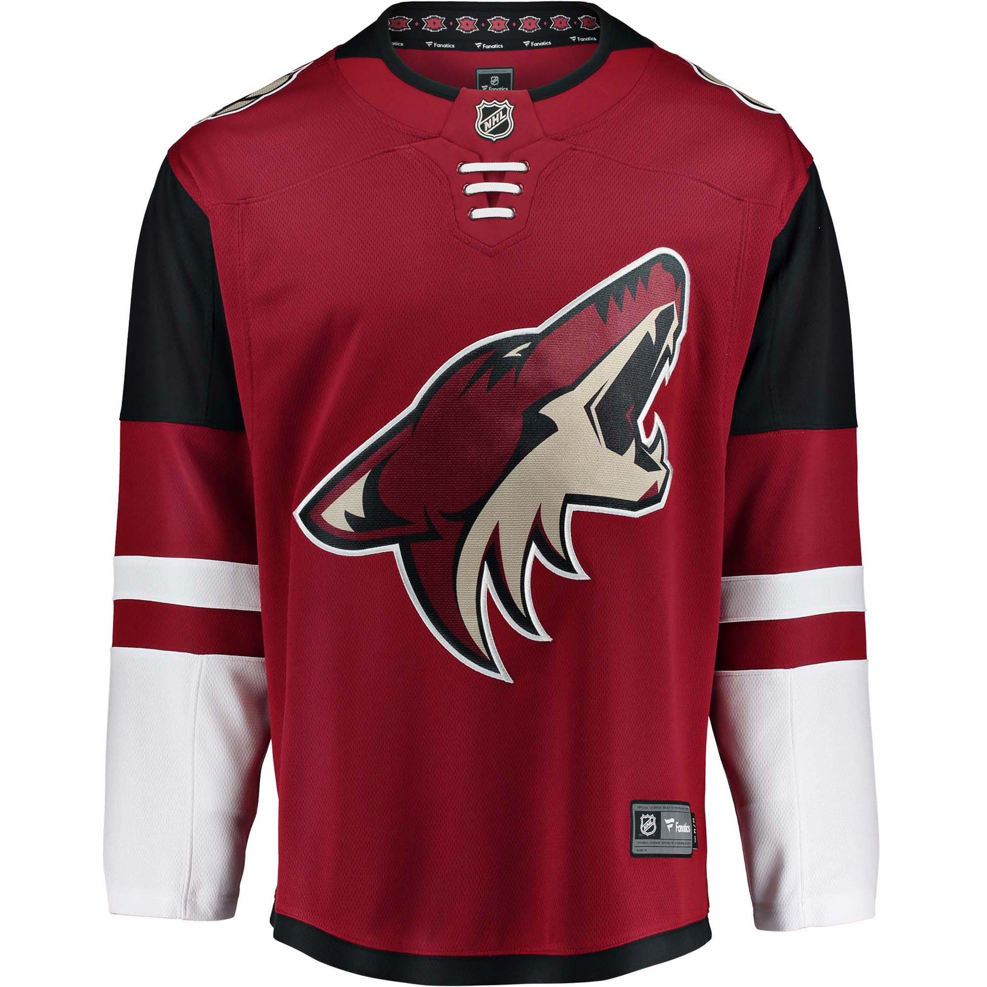 Arizona Coyotes Fanatics Branded Youth Breakaway Home Jersey - Red - vstockx